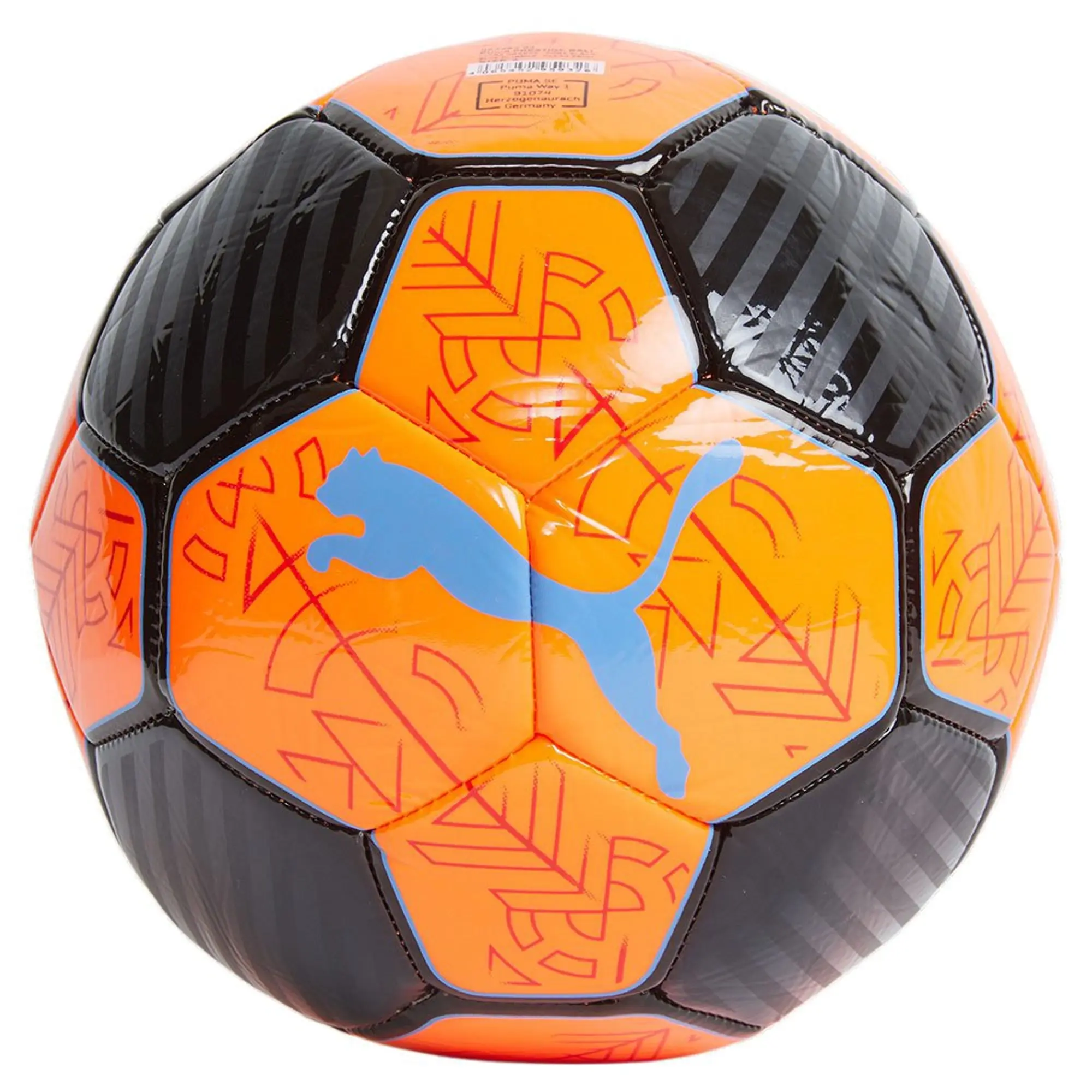 PUMA Prestige Football, Ultra Orange/Blue Glimmer