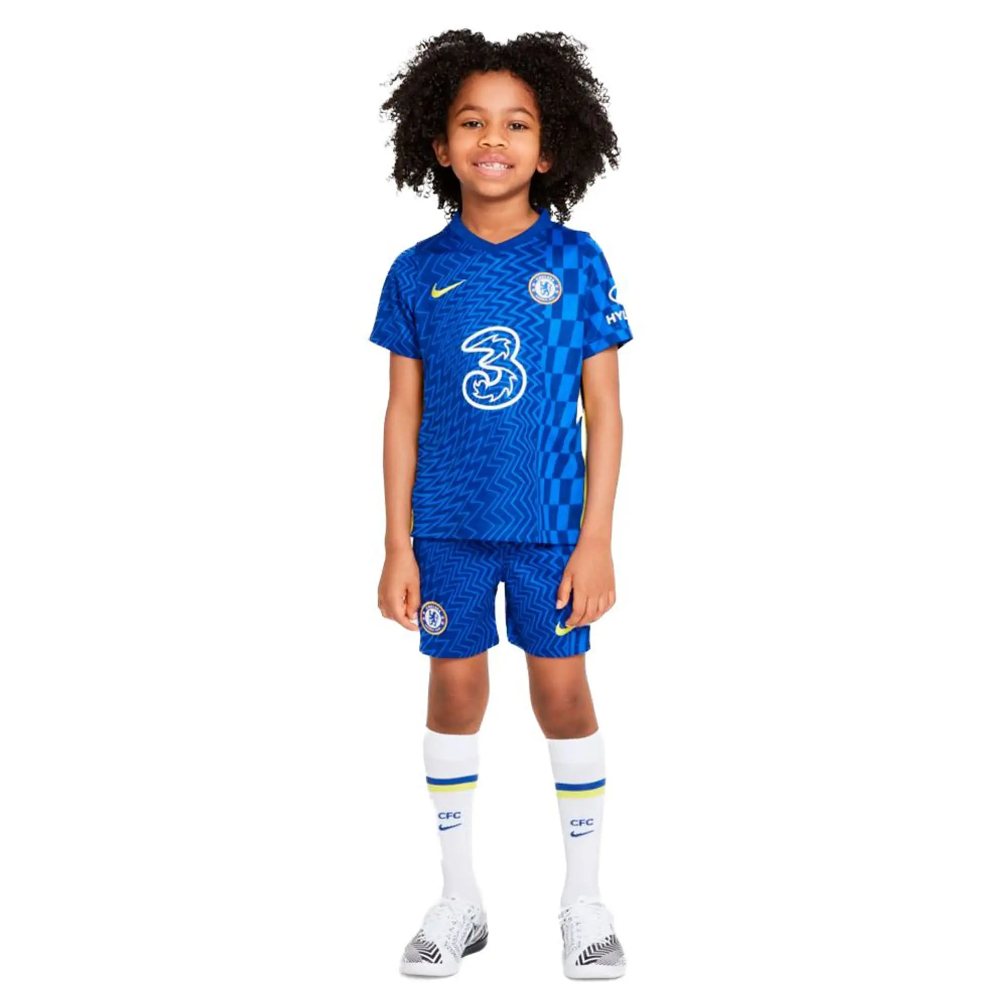 Nike Chelsea Kids SS Home Mini Kit 2021/22