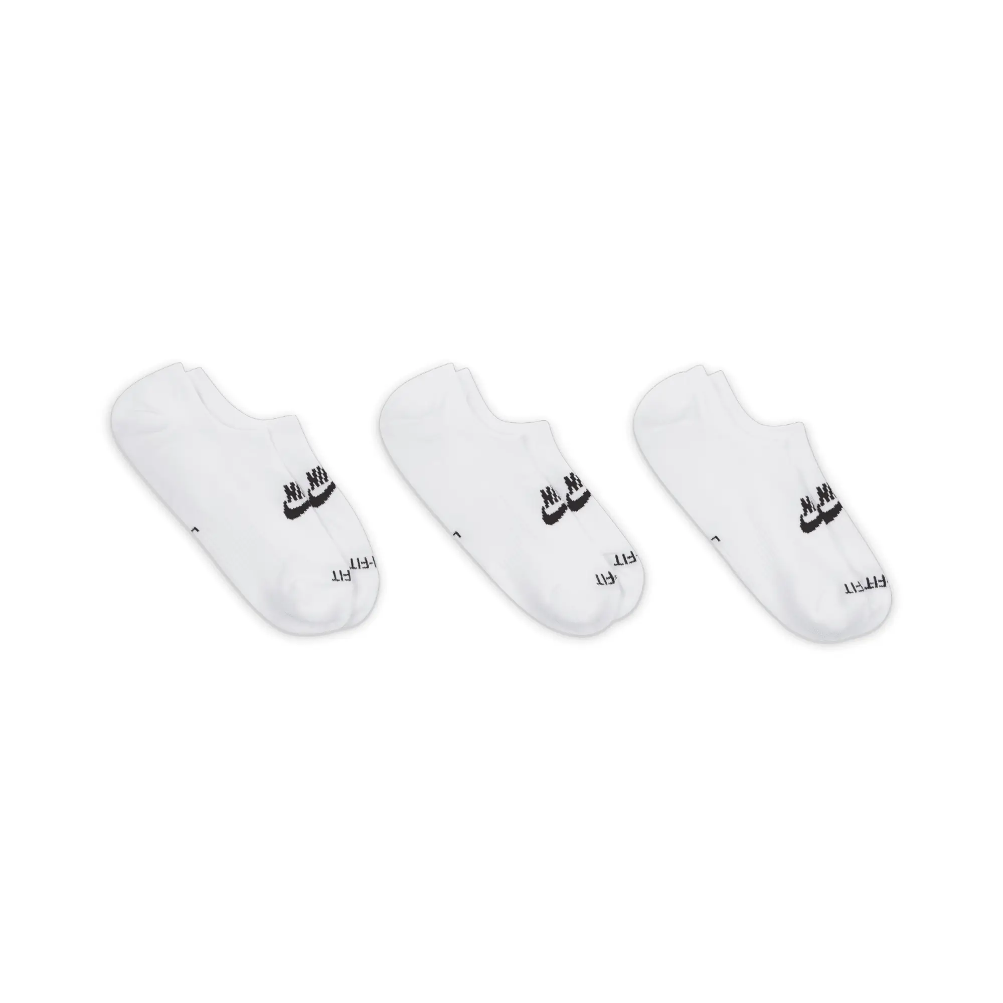 Nike Plus Cushioned Nike Footie Socks - White | DN3314-100 | FOOTY.COM