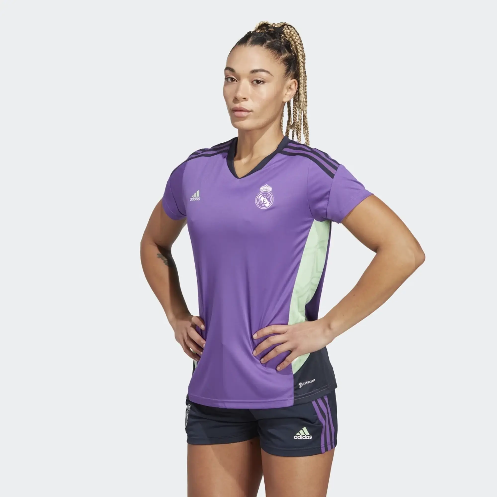 adidas Real Madrid Womens SS Away Shirt 2022/23