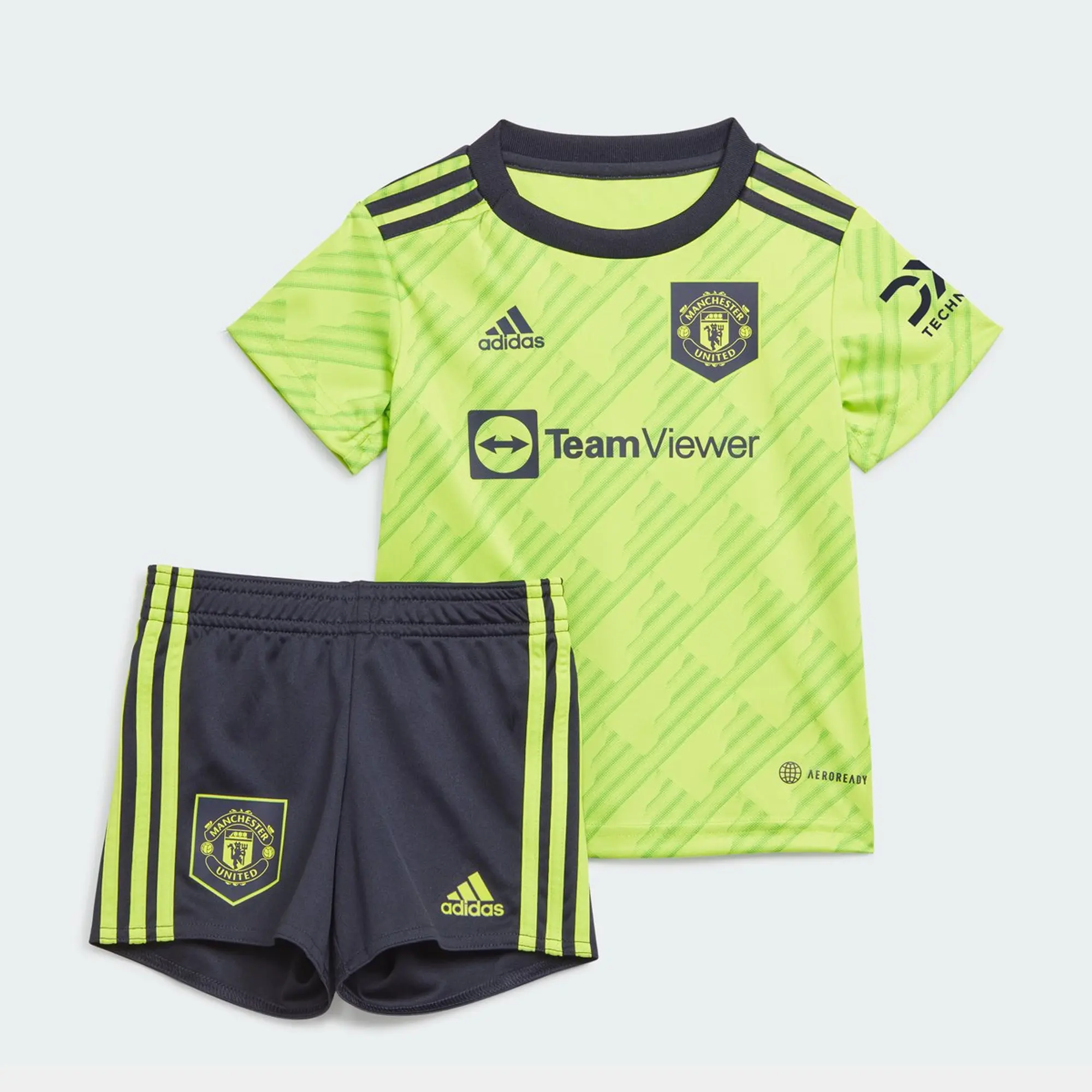 adidas Manchester United Kids SS Third Mini Kit 2022/23