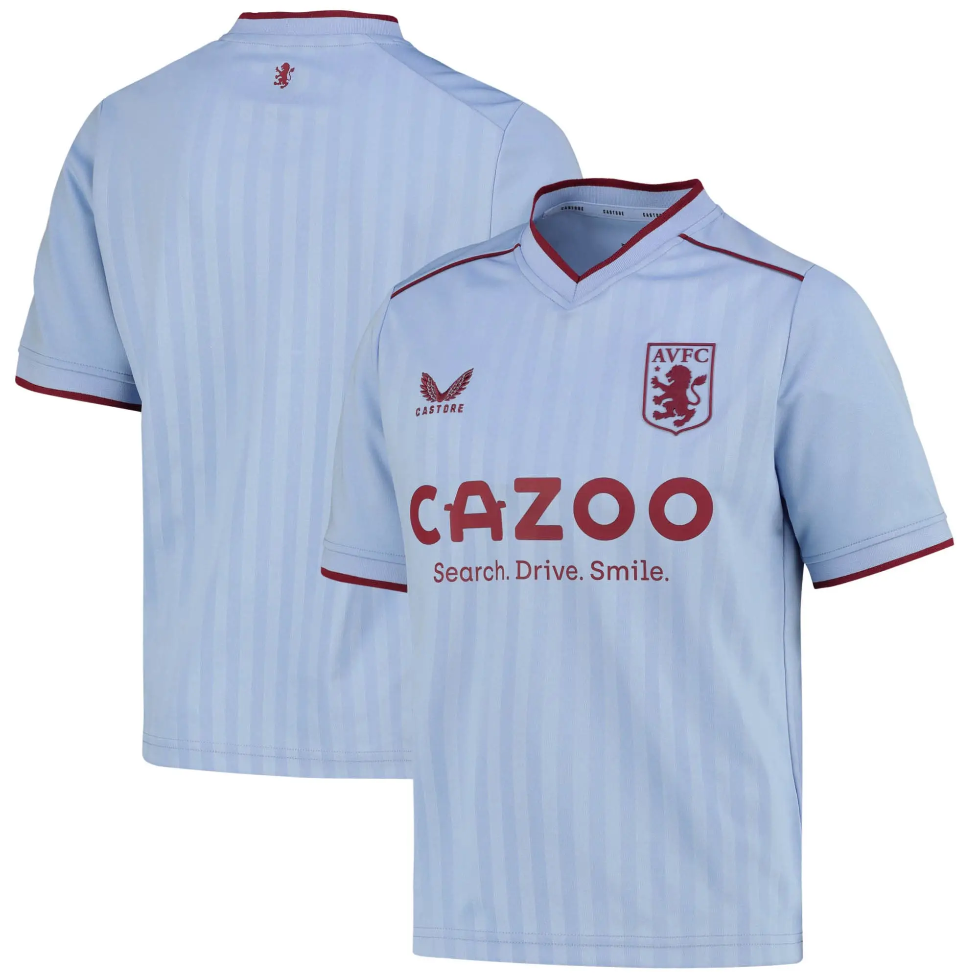 Castore Aston Villa Kids SS Away Shirt 2022/23