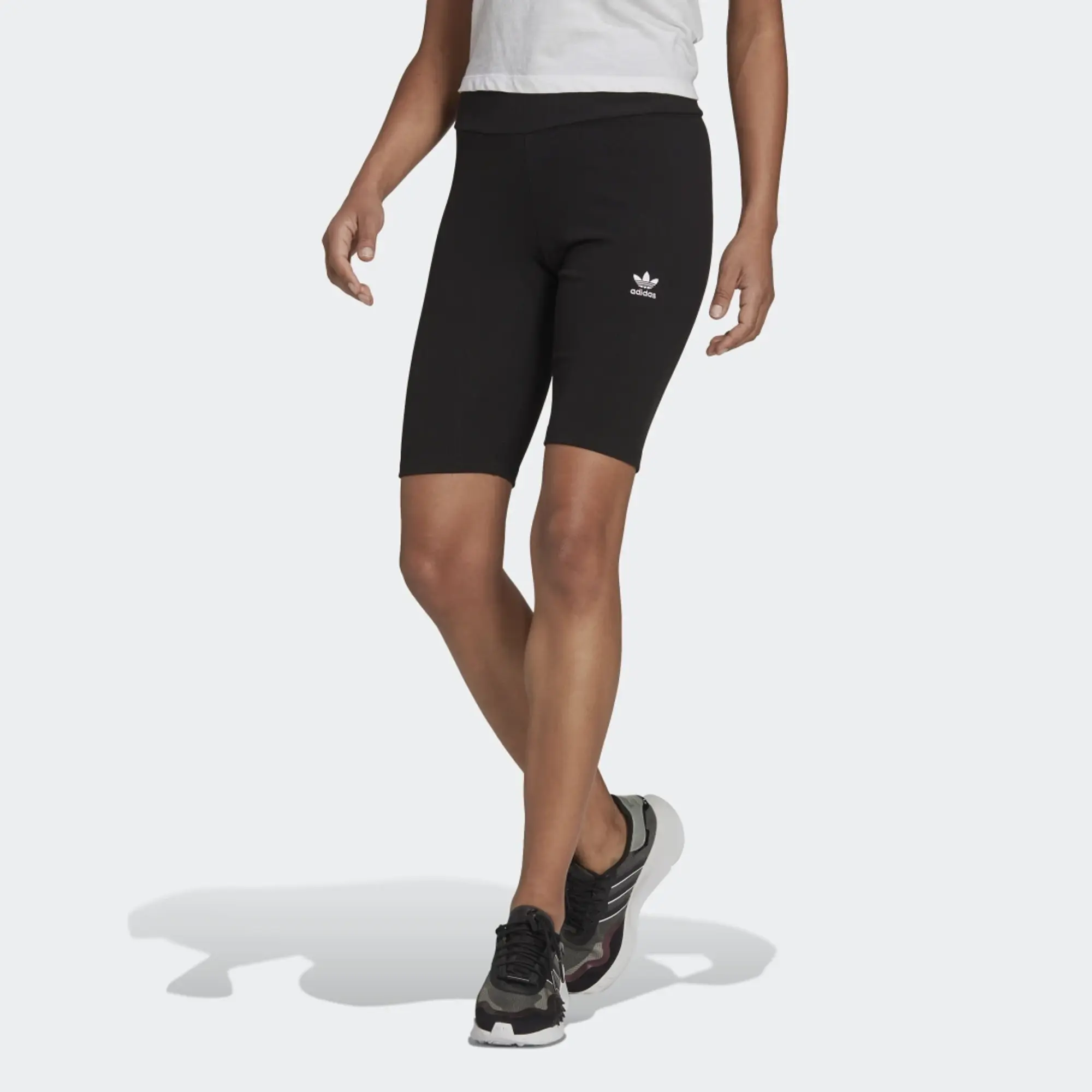 Adidas Originals Essential Legging Shorts In Black