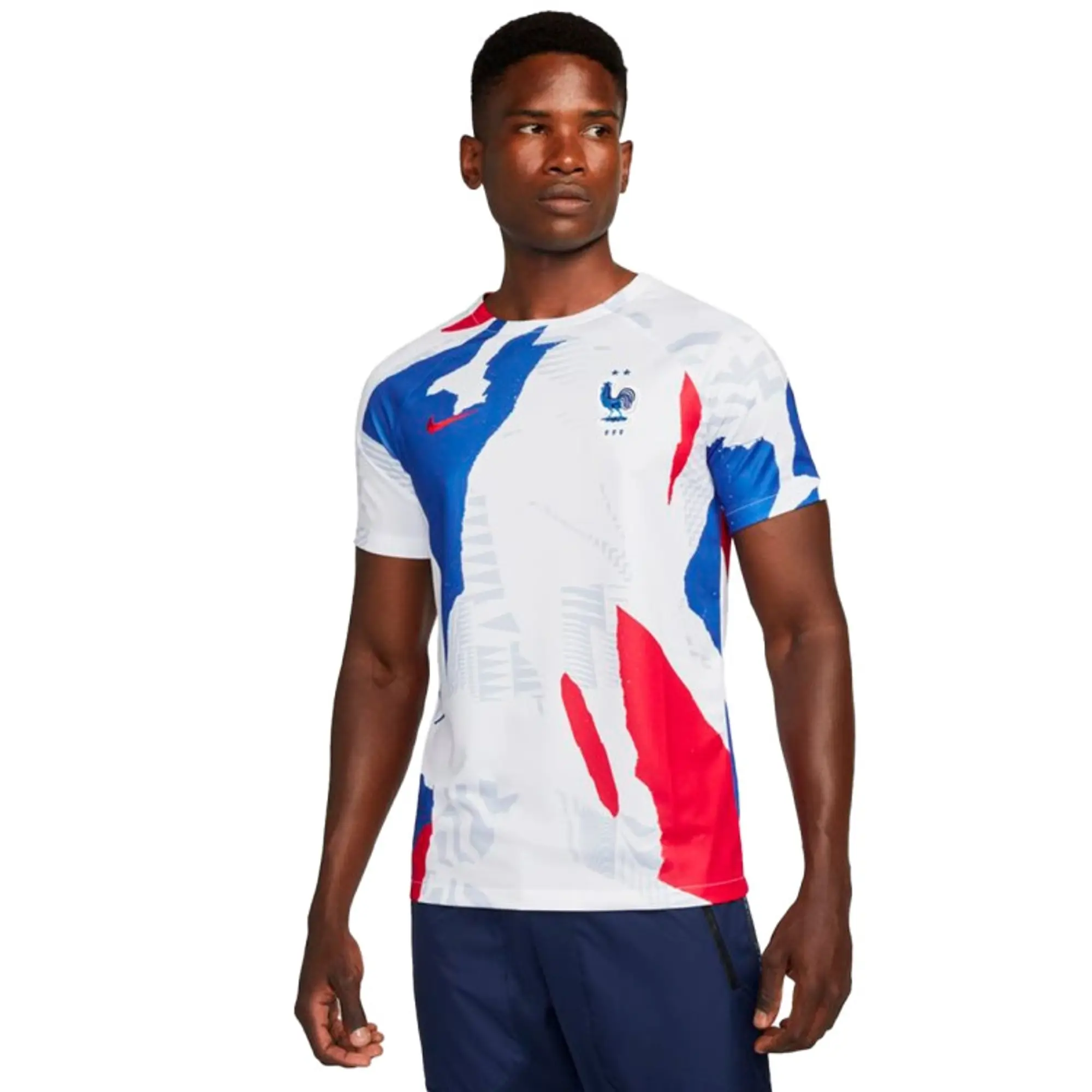 Nike France Mens SS Pre-Match Home Shirt 2022