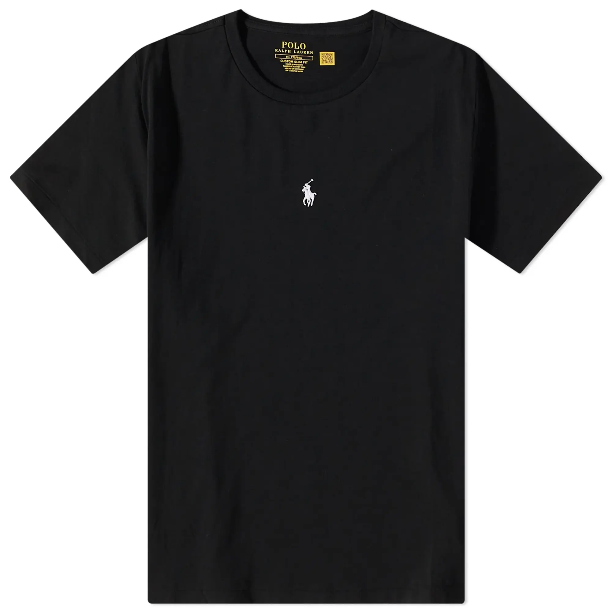 Polo Ralph Lauren Icon Central Logo T-Shirt In Black