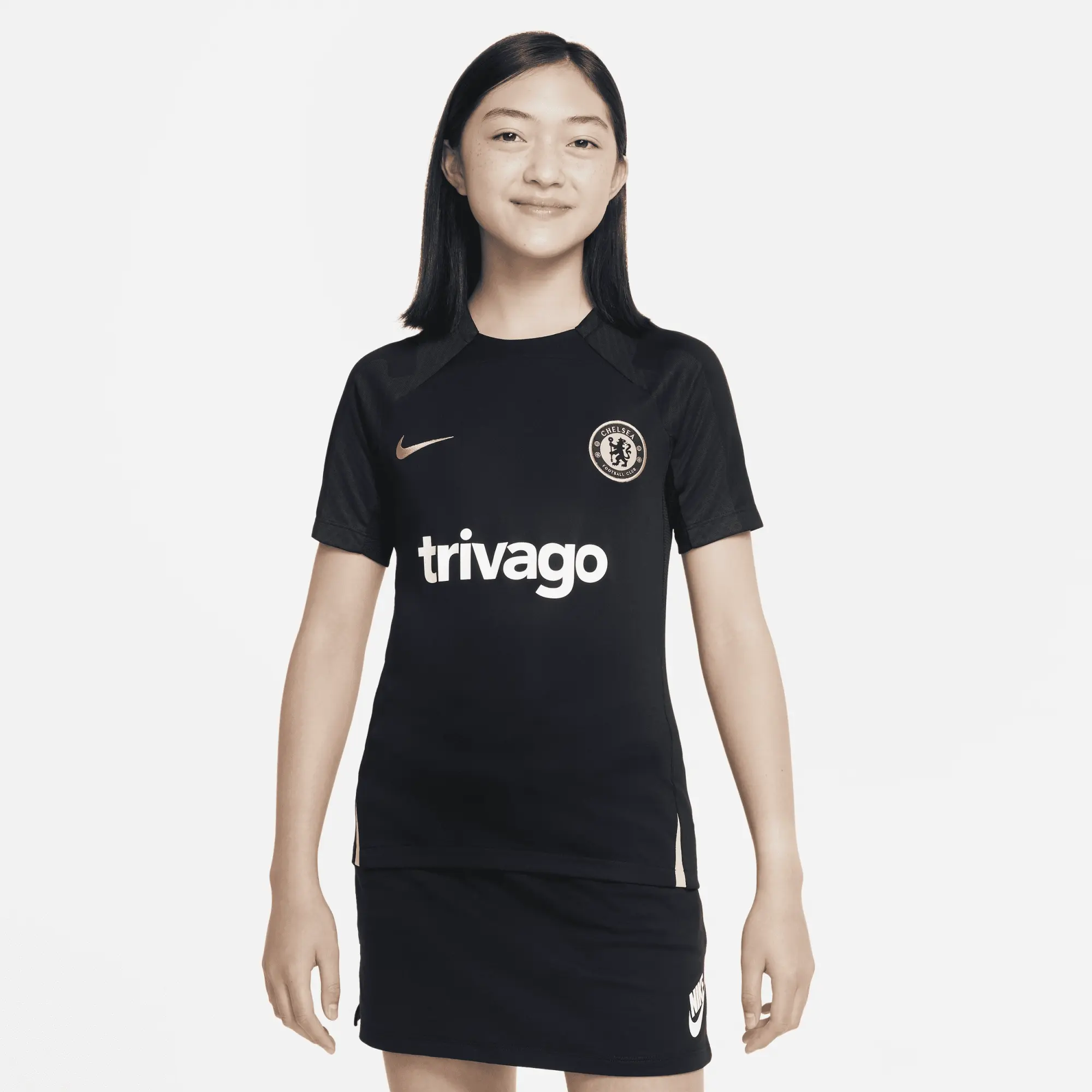 Nike Chelsea Kids SS Home Champions League Shirt 2022/23