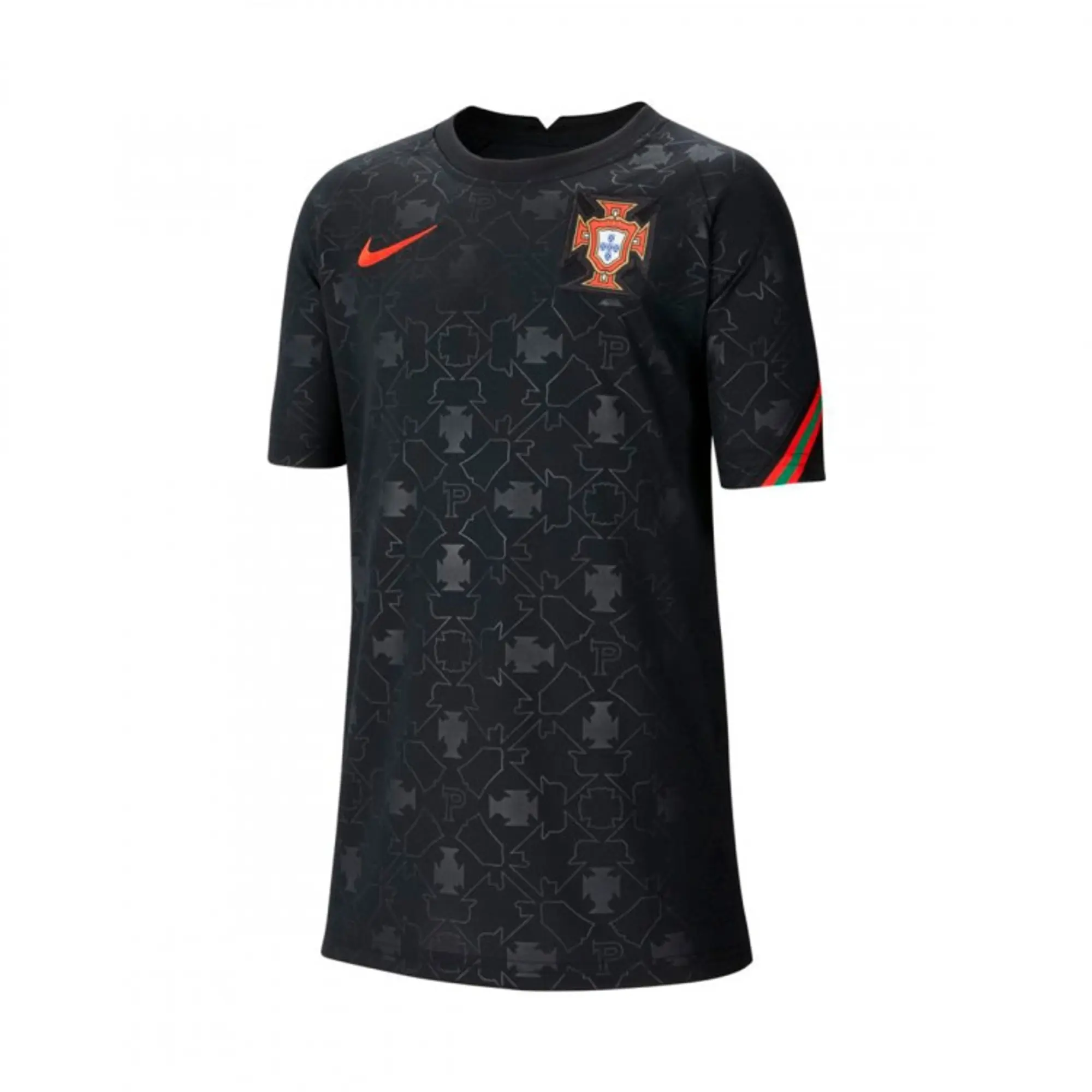 Nike Portugal Kids SS Pre-Match Away Shirt 2020