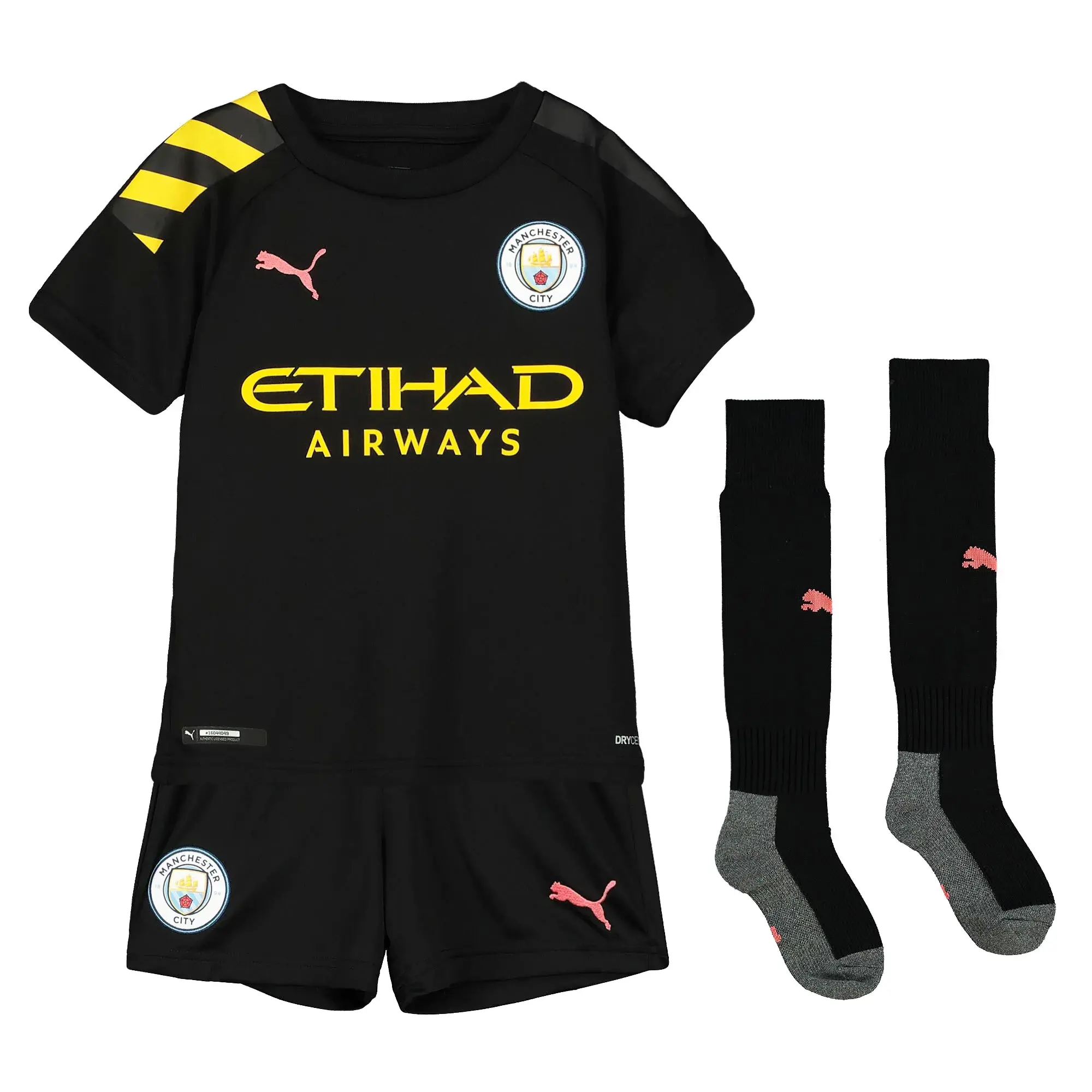 Puma Manchester City Kids SS Away Mini Kit 2019/20