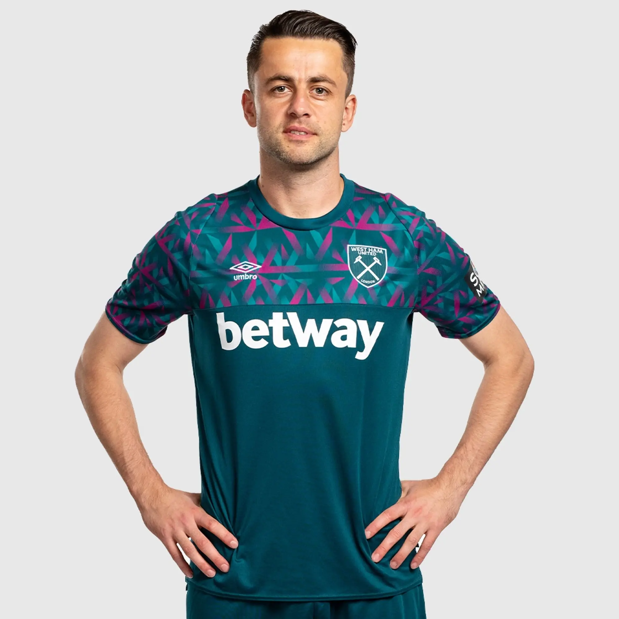 Umbro West Ham United Mens SS Goalkeeper Home Shirt 2022/23