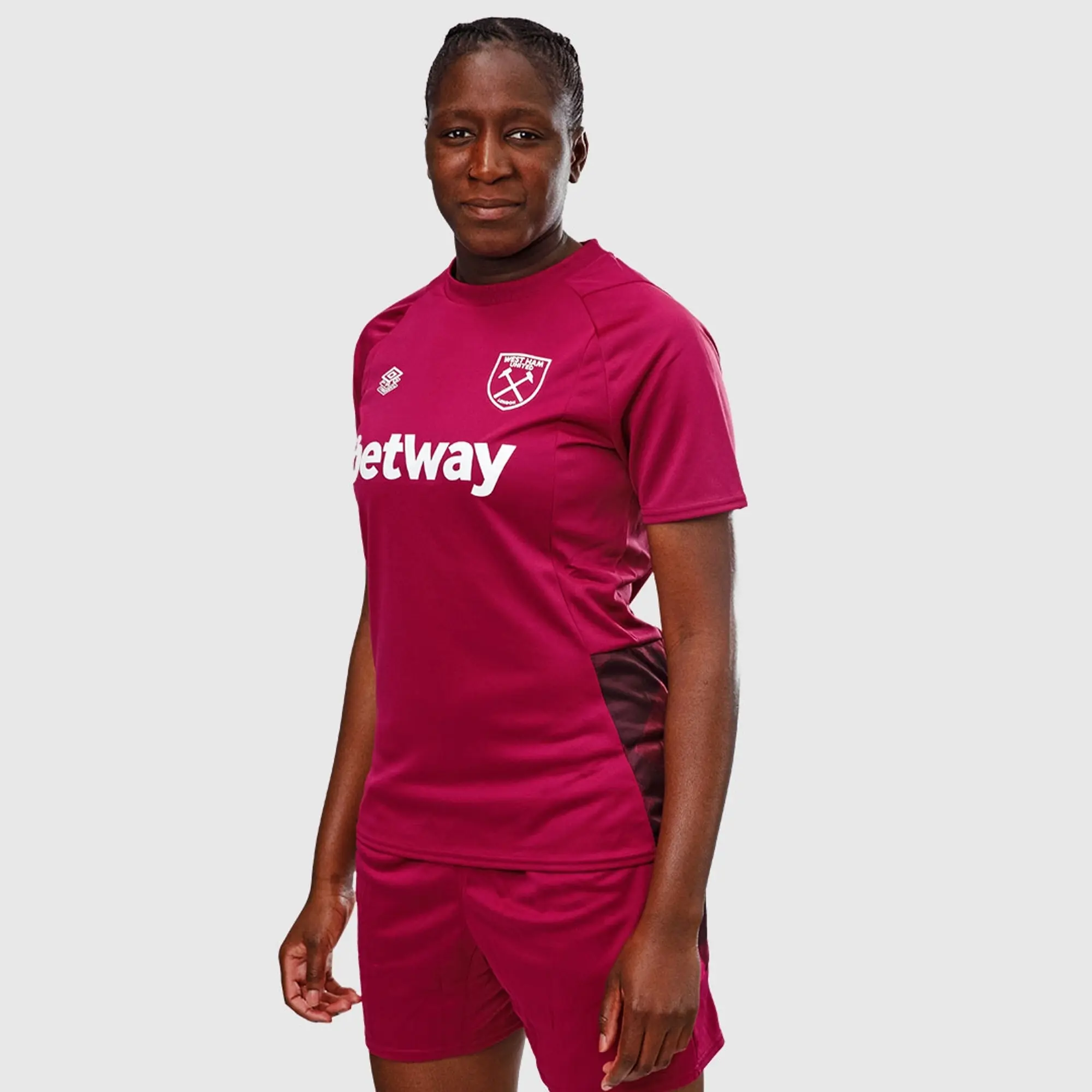 Umbro West Ham United Womens SS Home Shirt 2022/23