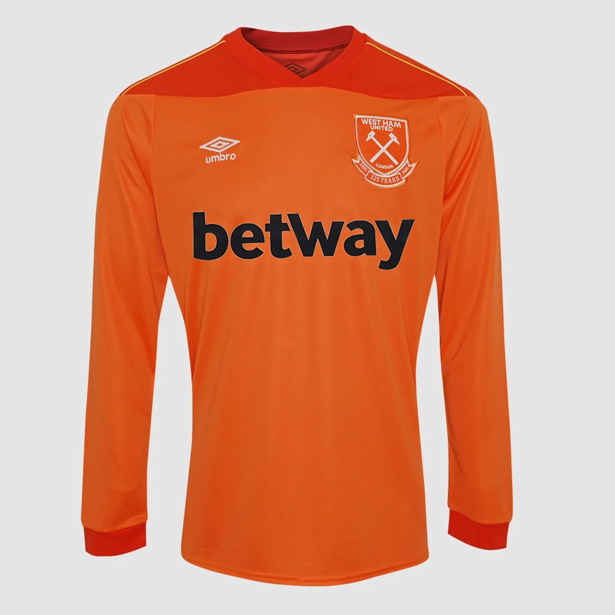 Umbro West Ham United Mens LS Away Shirt 2020/21