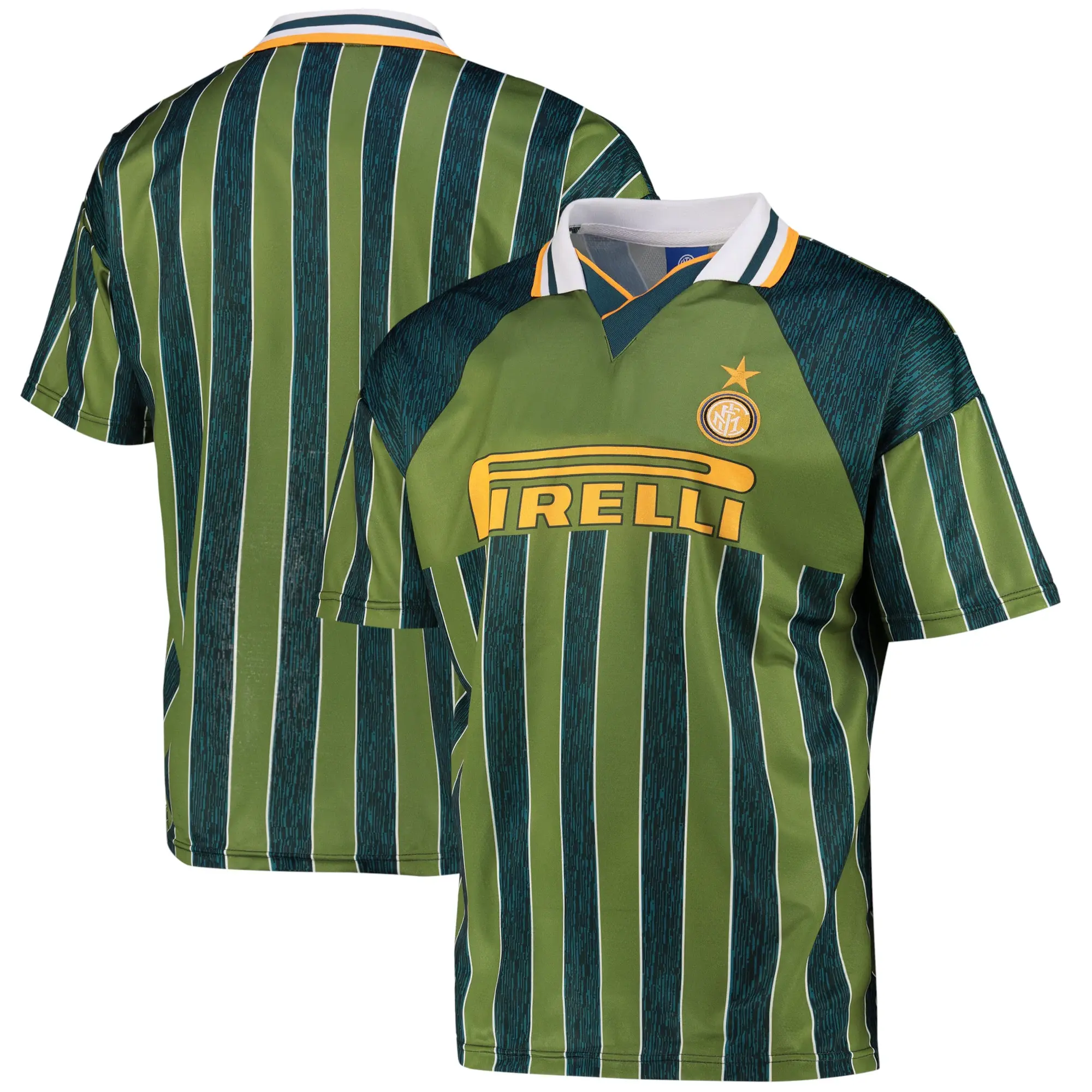 Score Draw Inter Milan Mens SS Fourth Shirt 1996/97