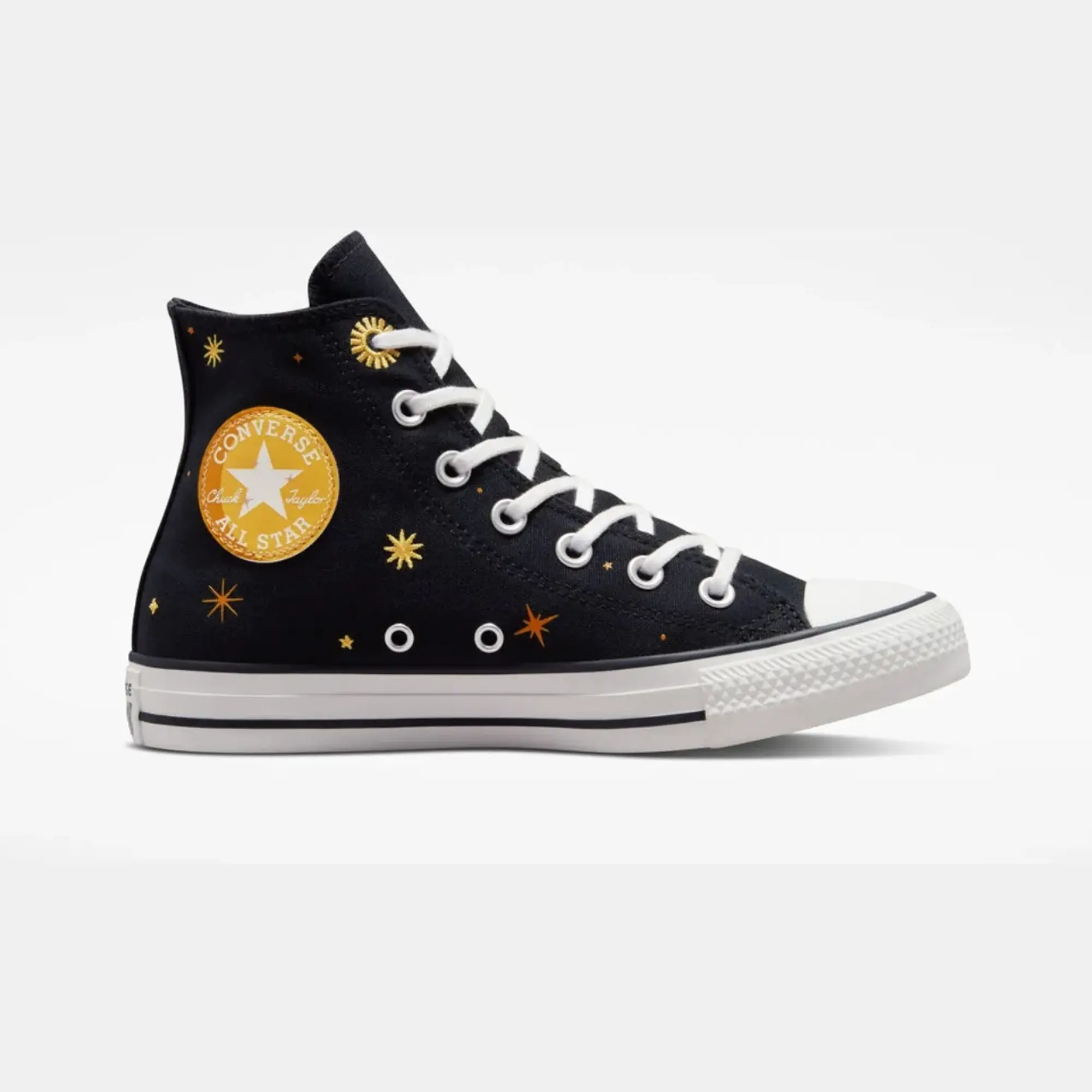Converse all star hi timeless trainers in black & gold