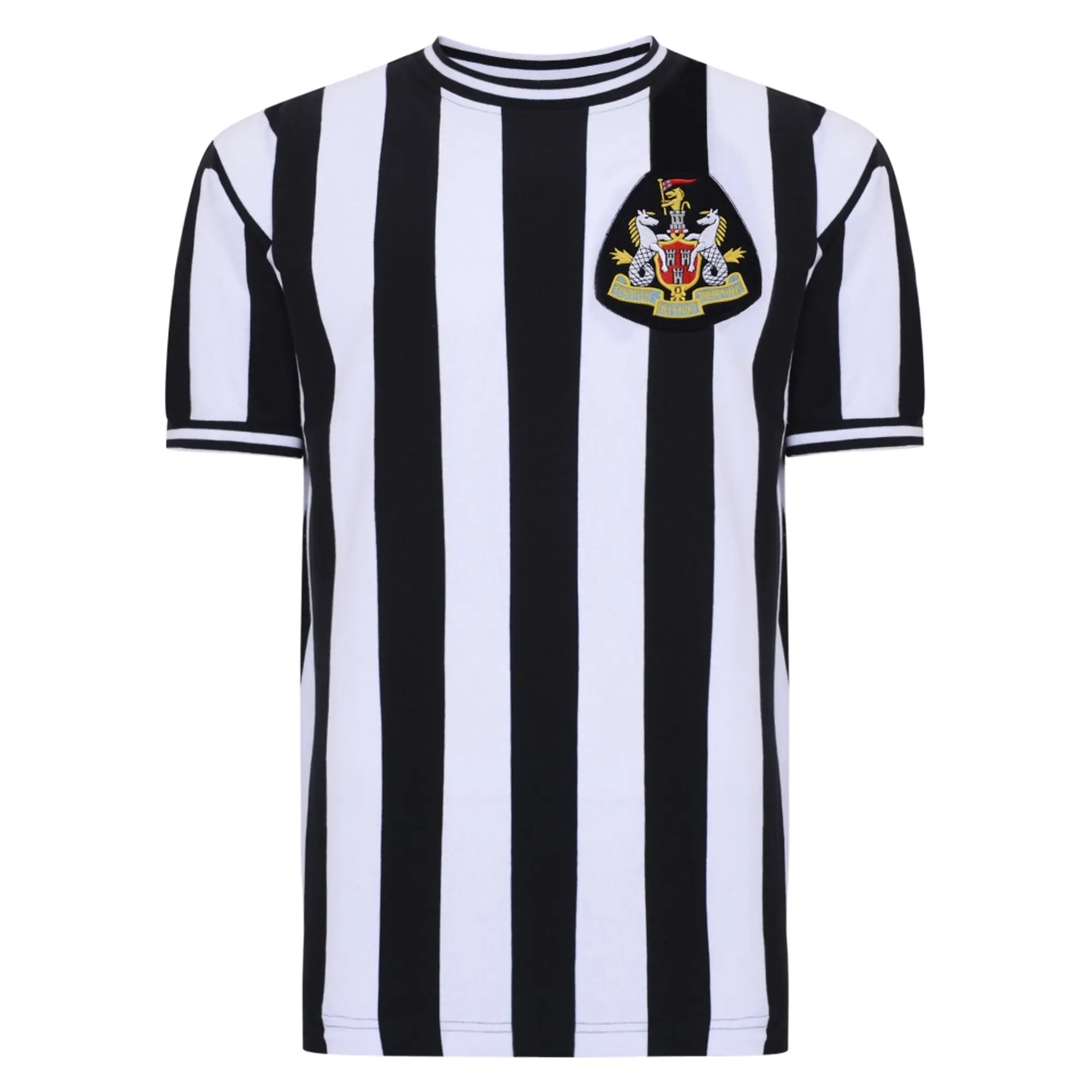Score Draw Newcastle United Mens SS Home Shirt 1970/71