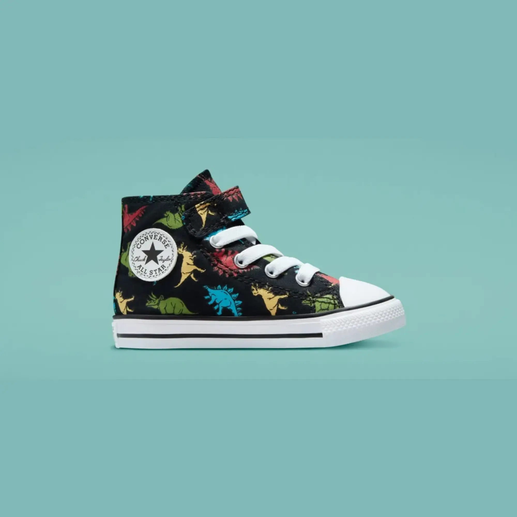 Converse multi all star hi 1v dinosaurs Boys Toddler Trainers