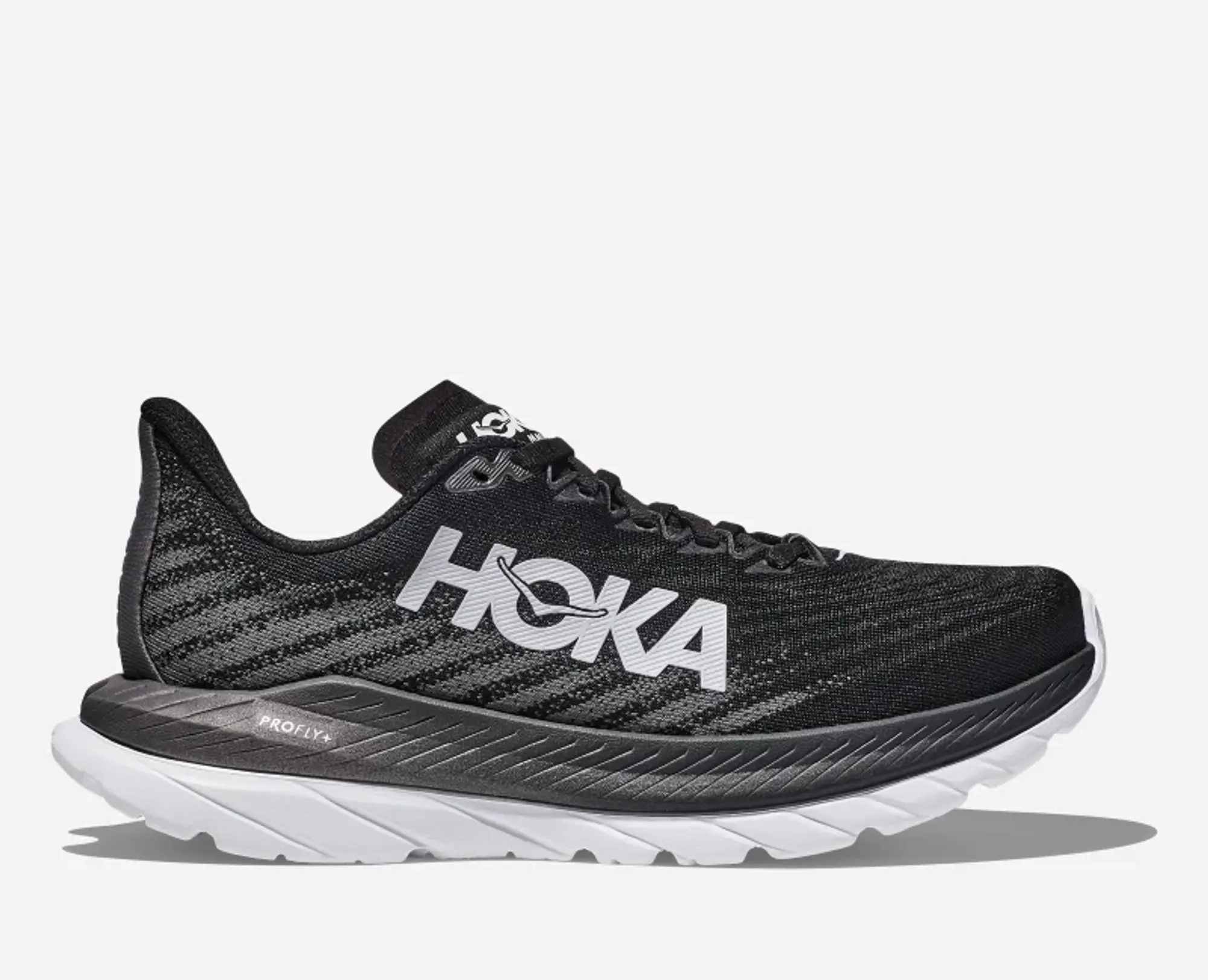 Hoka One One HOKA Men's Mach 5 Running Shoes in Black/Castlerock