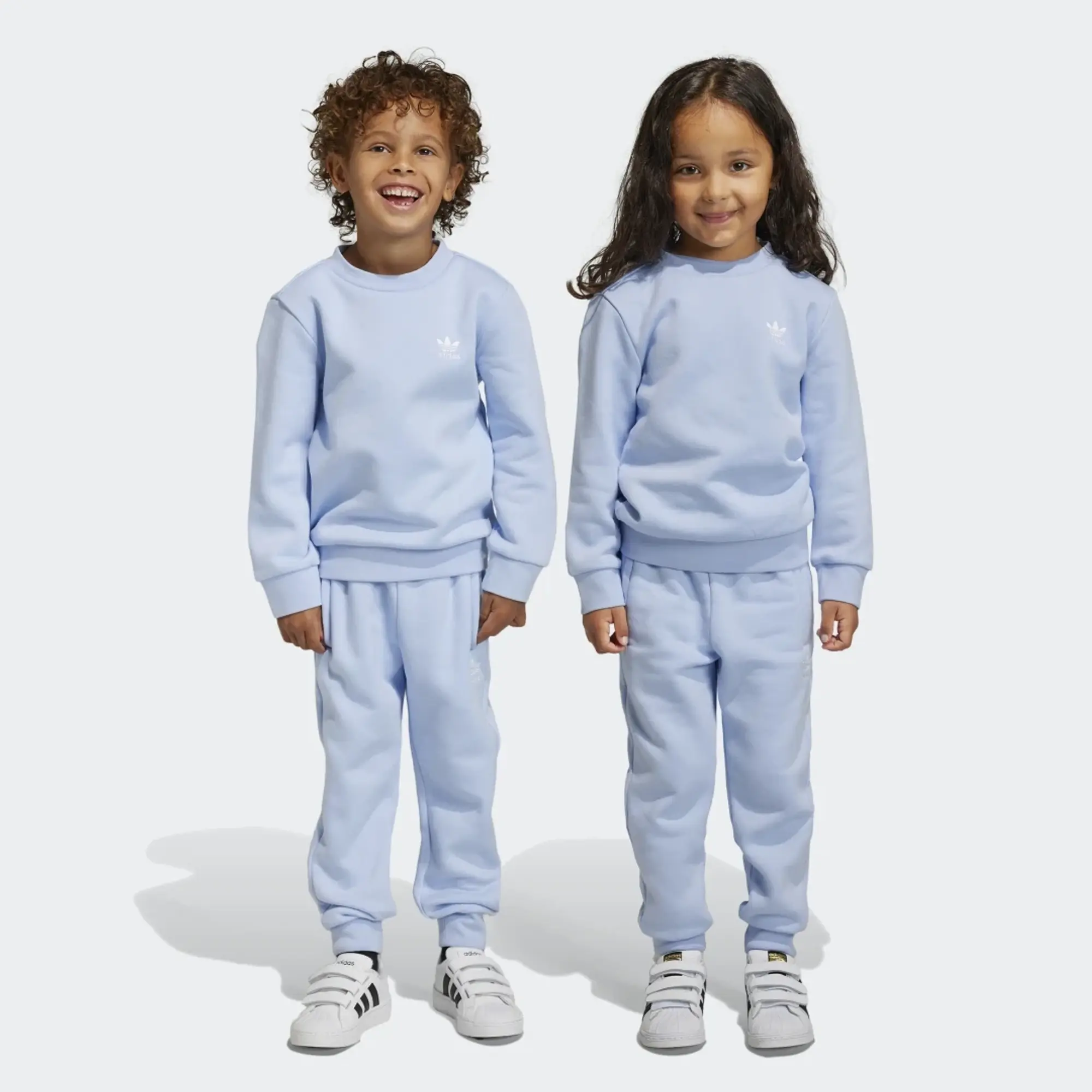 adidas Originals Essential Crew Tracksuit Children - Blue Dawn