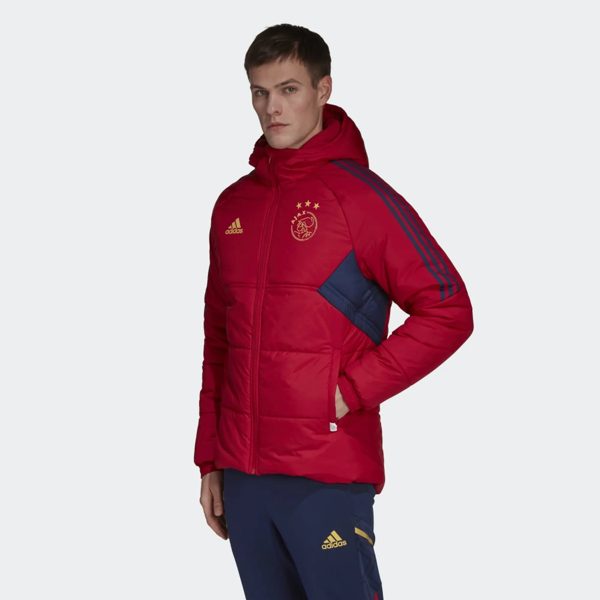 adidas 2022-2023 Ajax Winter Jacket (Red)