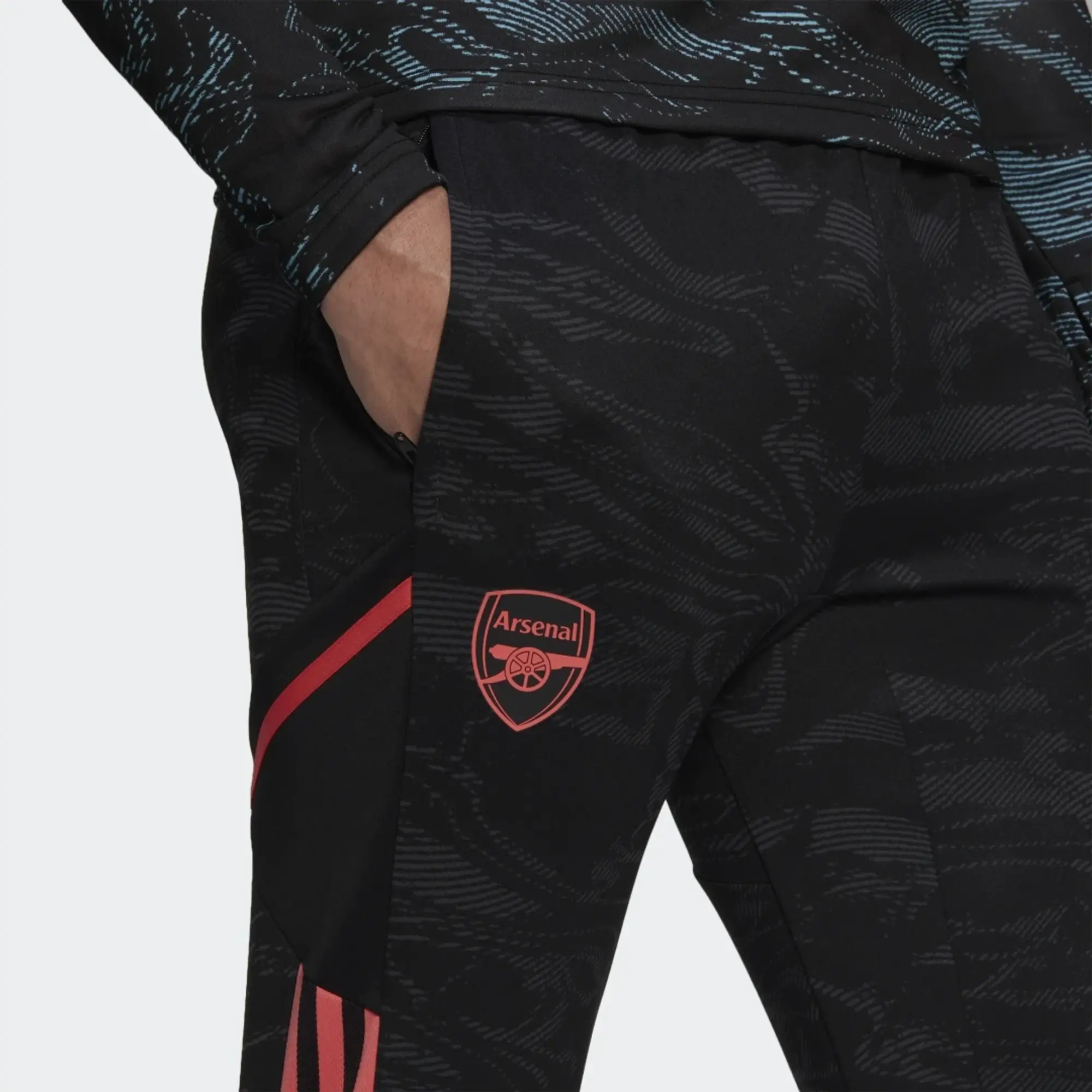 adidas 2022-2023 Arsenal EU Training Pants (Carbon)