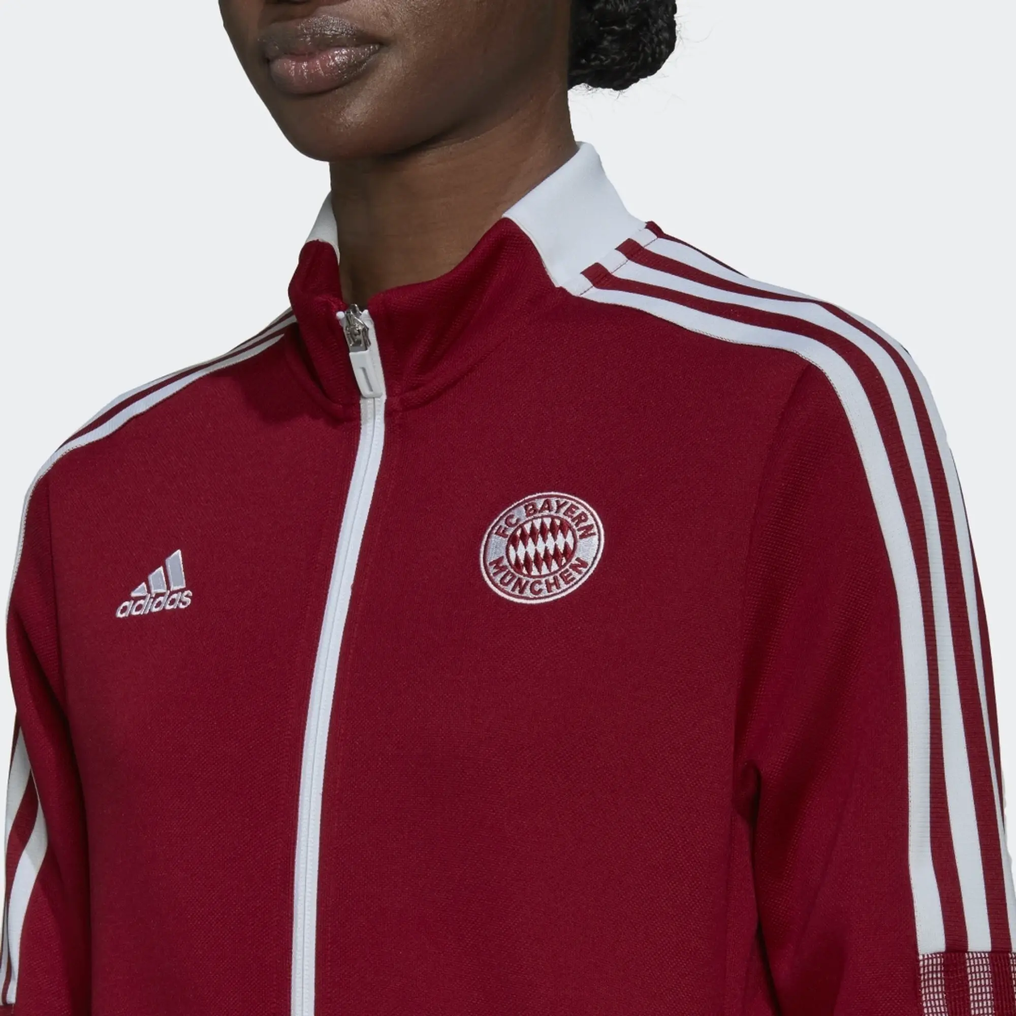 adidas FC Bayern Tiro Anthem Jacket - Craft Red