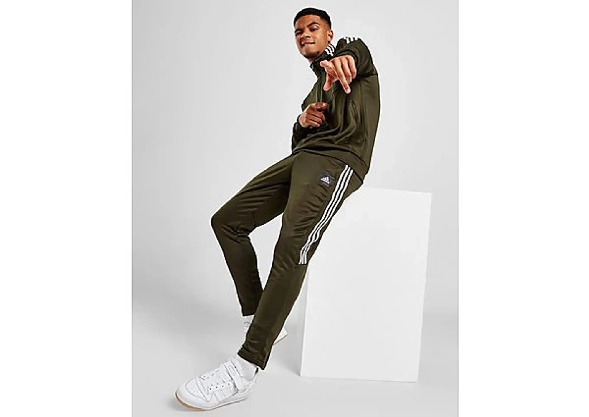Adidas Originals Mens Adicolour Essentials Trefoil Pants  Tracksuit Pants   Focus Olive  Catchcomau