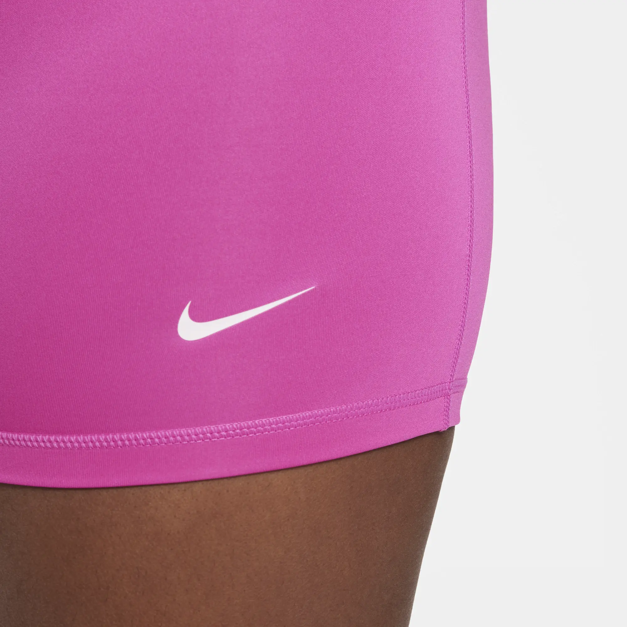 Nike Pro Dri-FIT Older Kids' (Girls') Shorts (Extended Size) - Pink, DM8439-623