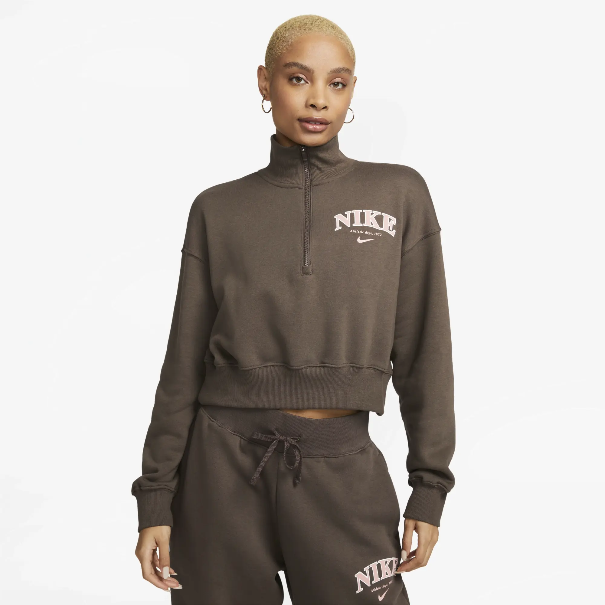 Nike Sportswear Phoenix Fleece Women's Oversized 1/2-Zip Crop