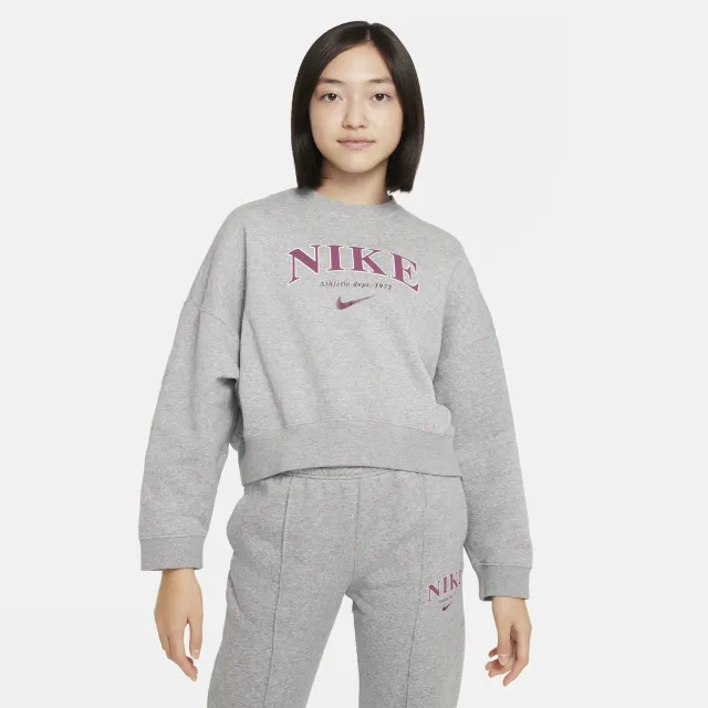 Nike Girls' TrendCrew Sweatshirt | FD0885-063 | FOOTY.COM