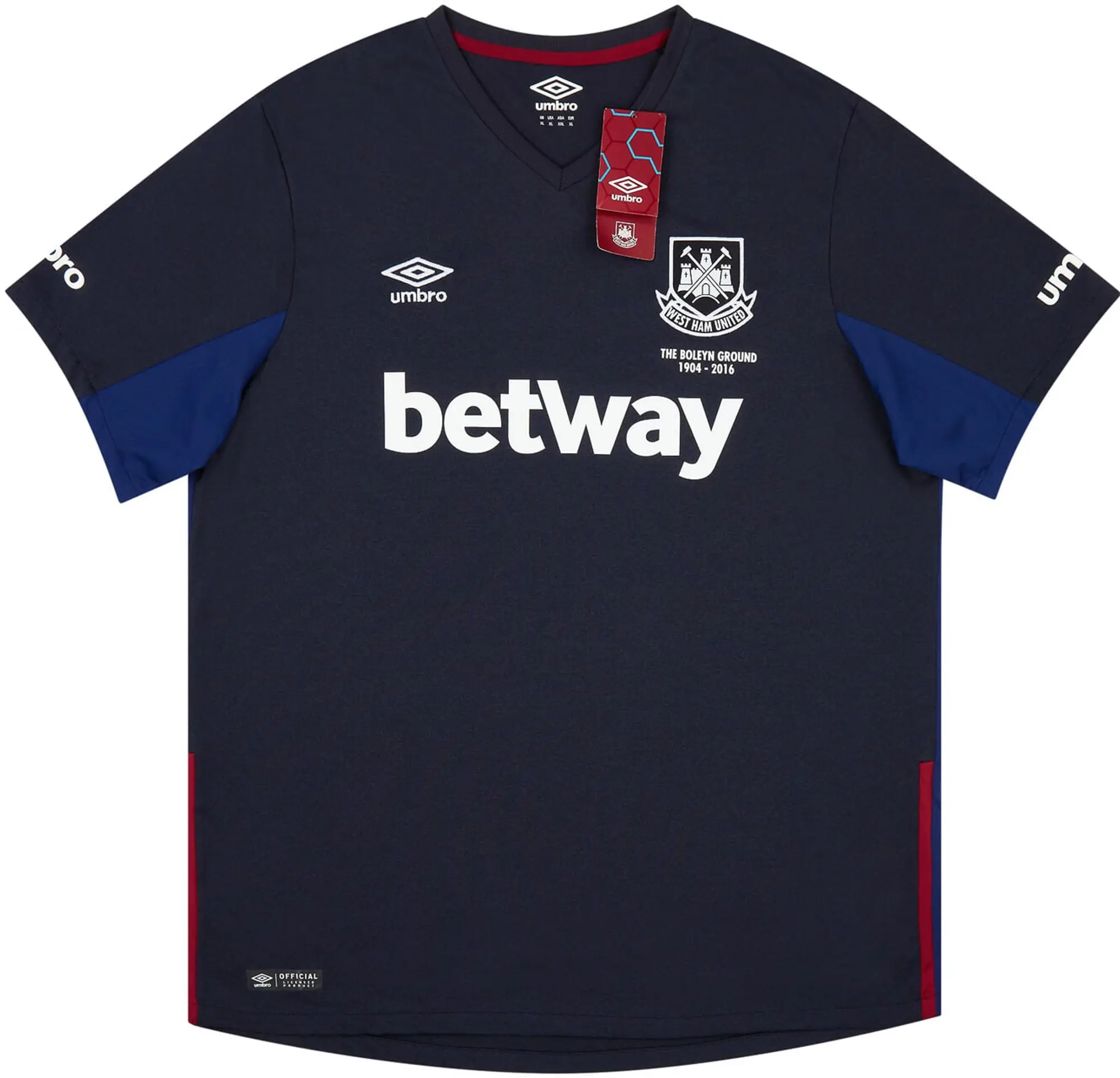 Umbro West Ham United Mens SS Third Shirt 2015/16