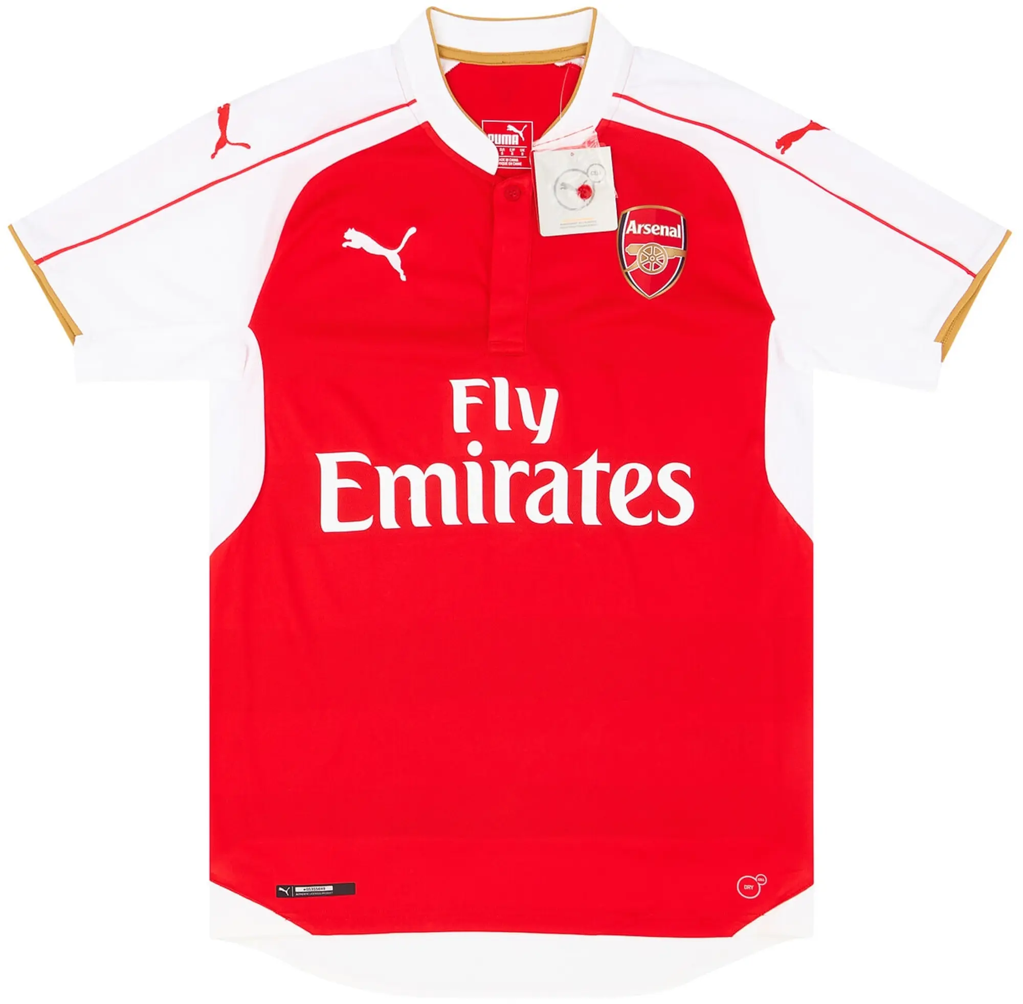 Puma Arsenal Mens SS Home Shirt 2015/16
