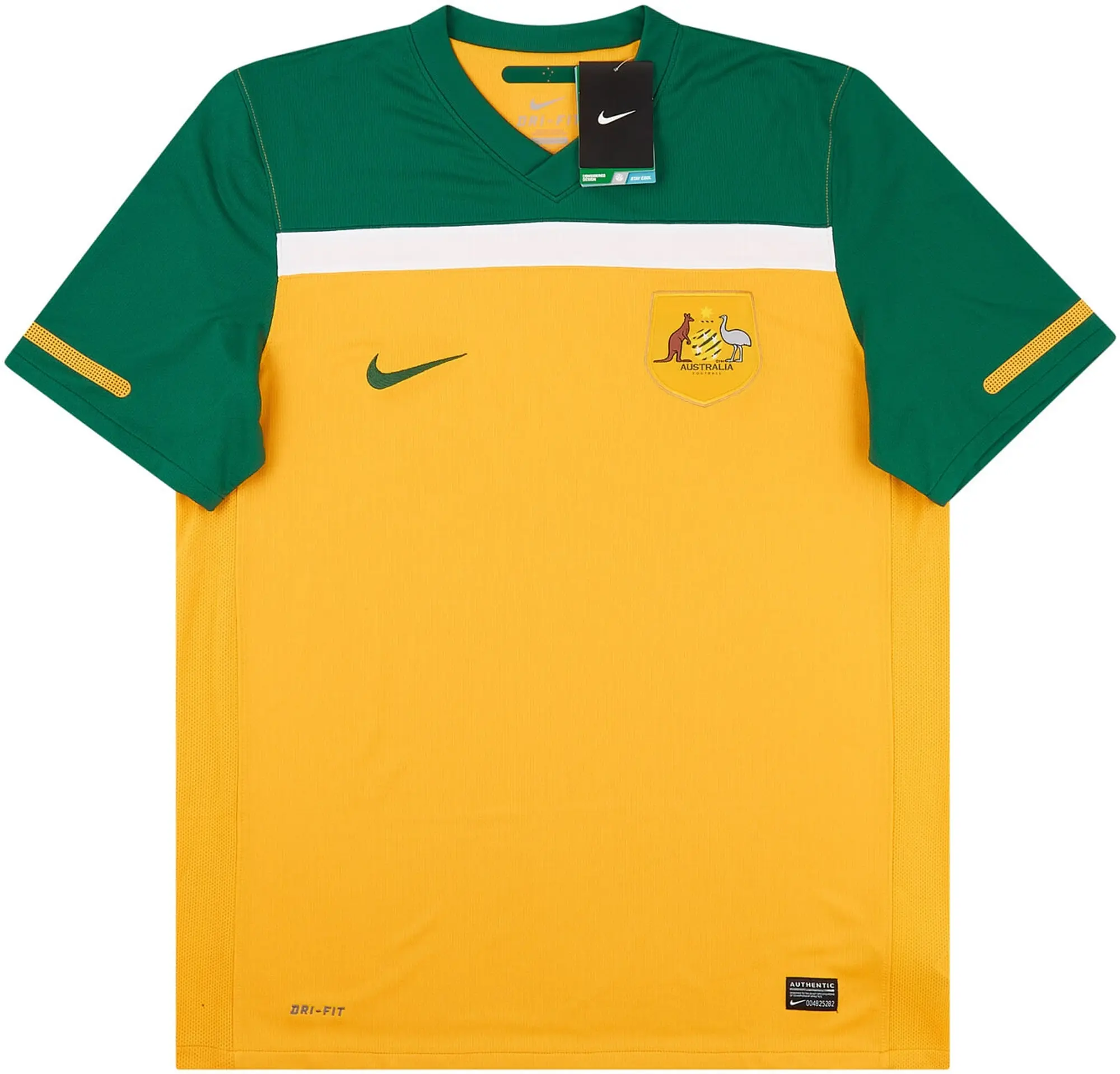 Nike Australia Mens SS Home Shirt 2010