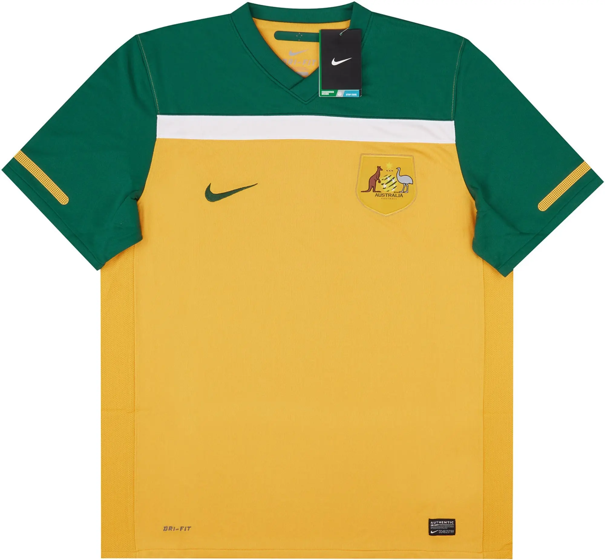 Nike Australia Mens SS Home Shirt 2010