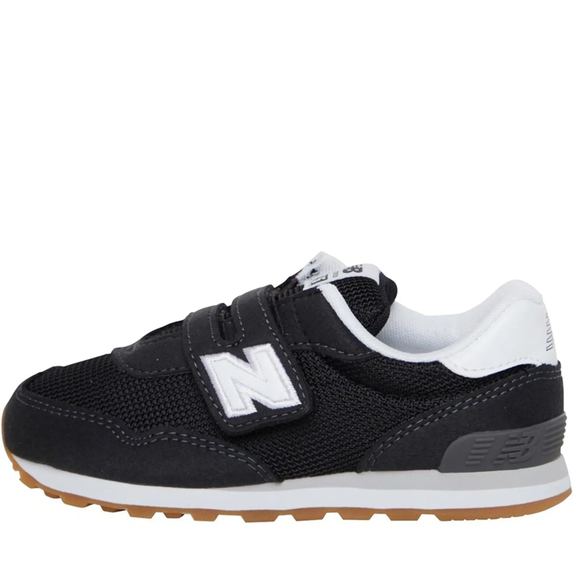 New Balance Infants' 515 Classic in Black/White Synthetic