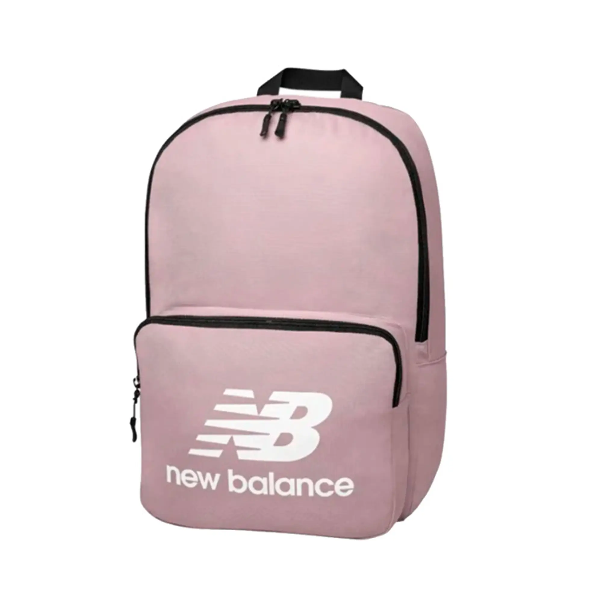 New Balance Unisex Team Classic Backpack in Pink/White Polyester