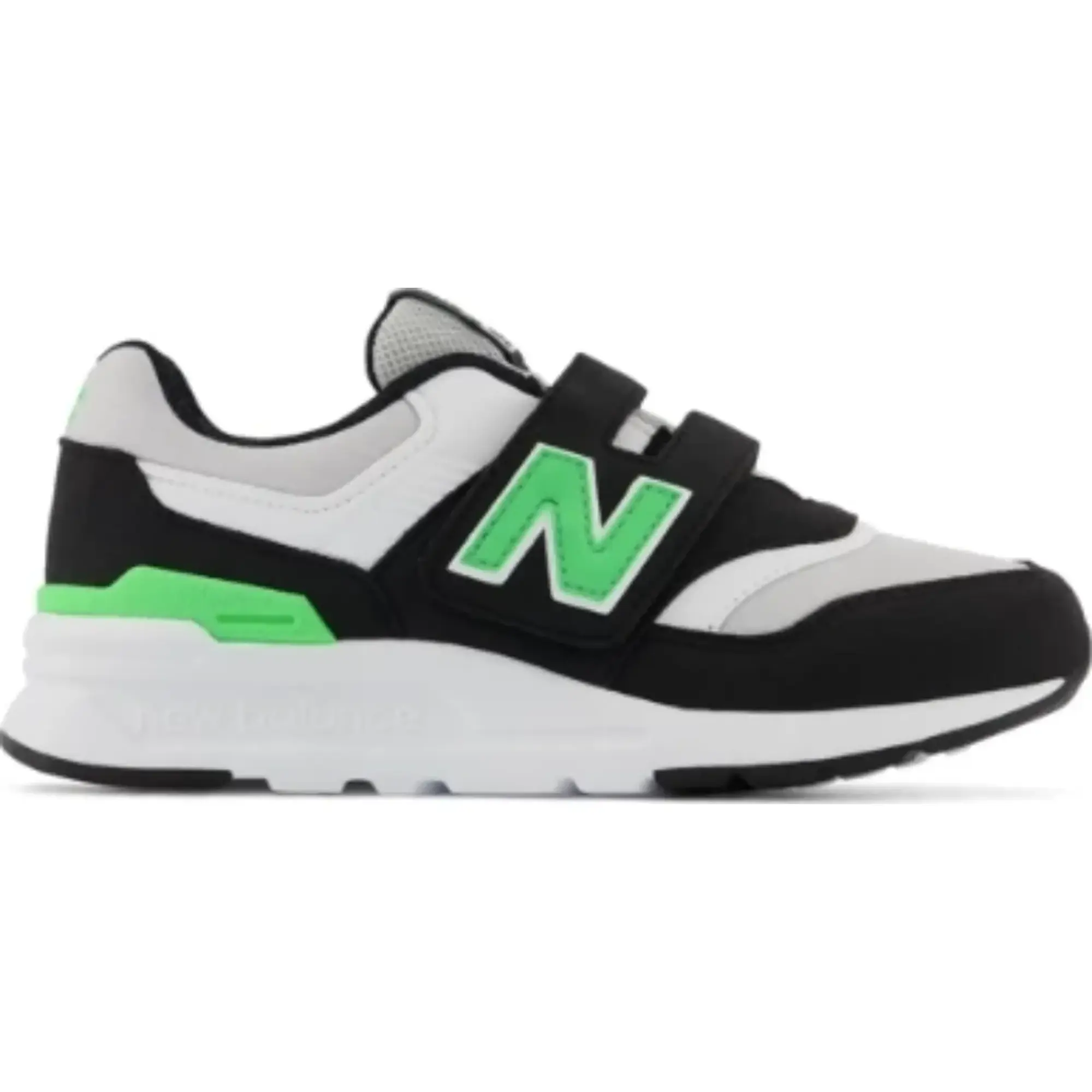 New Balance Kids' 997H in Black/Green Synthetic