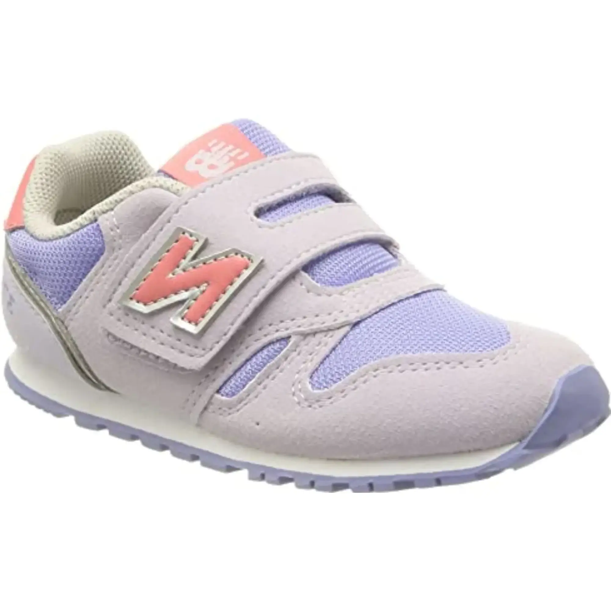 New Balance Girls Girl's 373 Hook and Loop Trainers in Violet Suede
