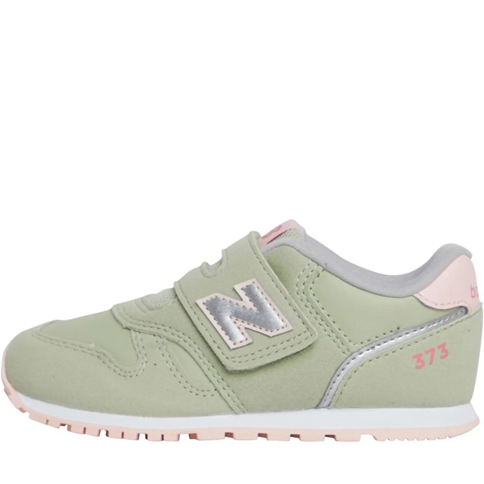 New Balance Infant Girls Wide Fit 373 Trainers Light Olive