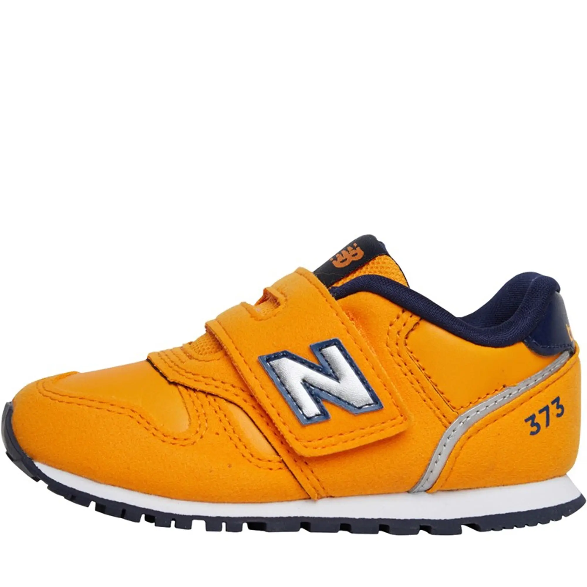 New Balance Infant Boys 574 Hook And Loop Trainers Orange/Navy