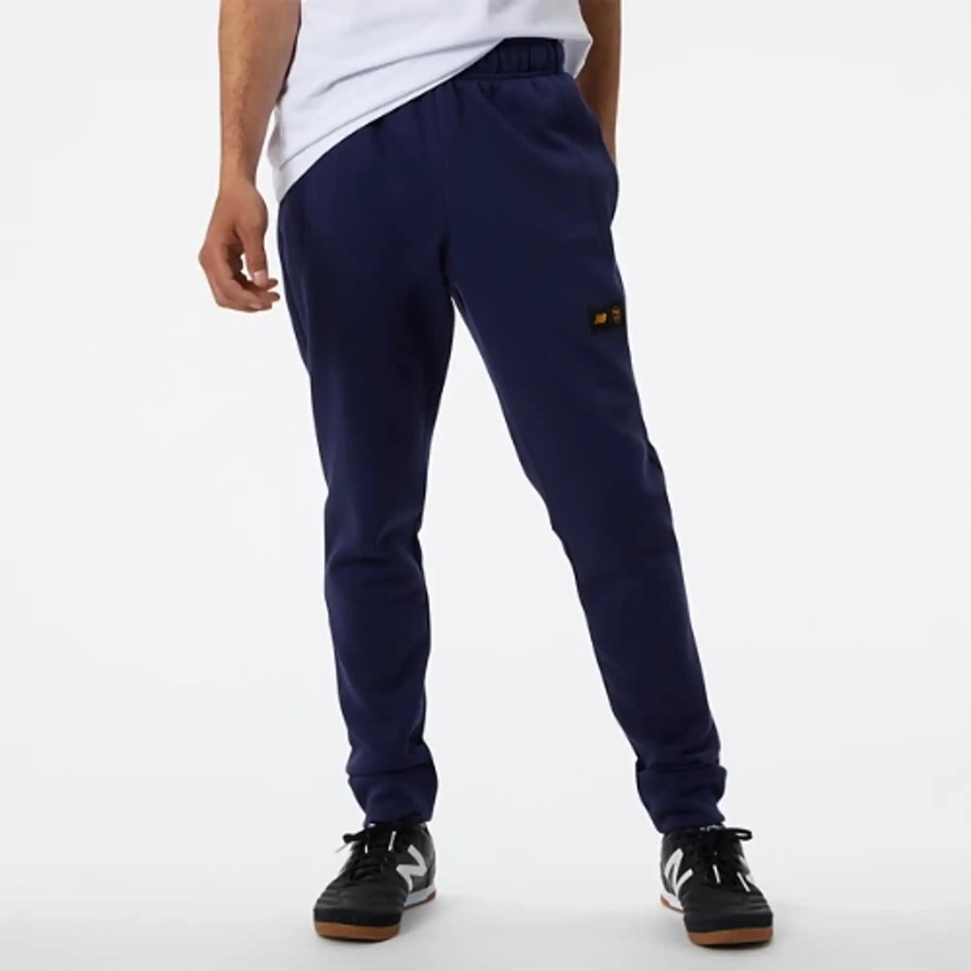 New Balance Men's AS Roma Travel Jogger in Blue Polyester