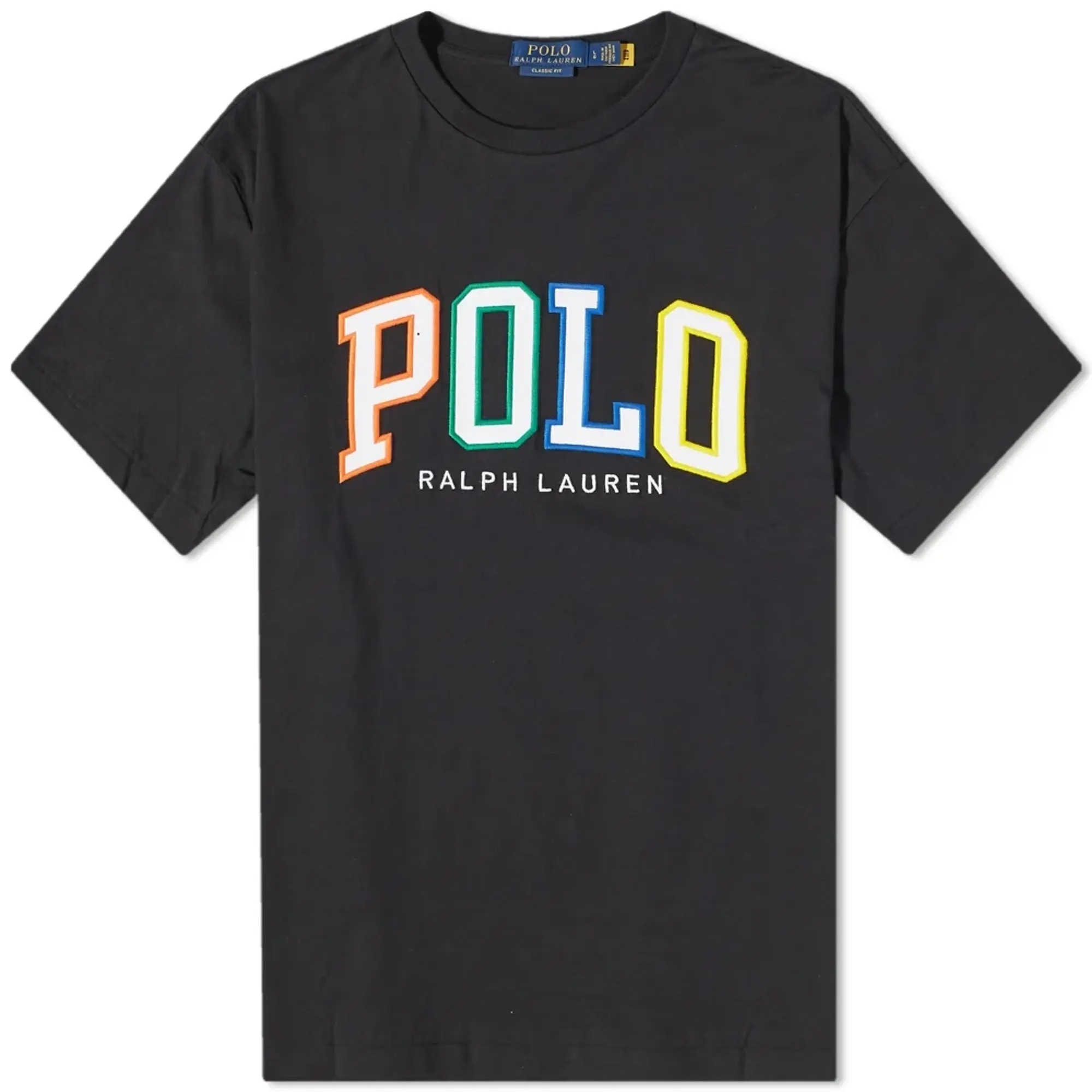 Polo Ralph Lauren Multicolour Arch Logo T-Shirt Polo Black