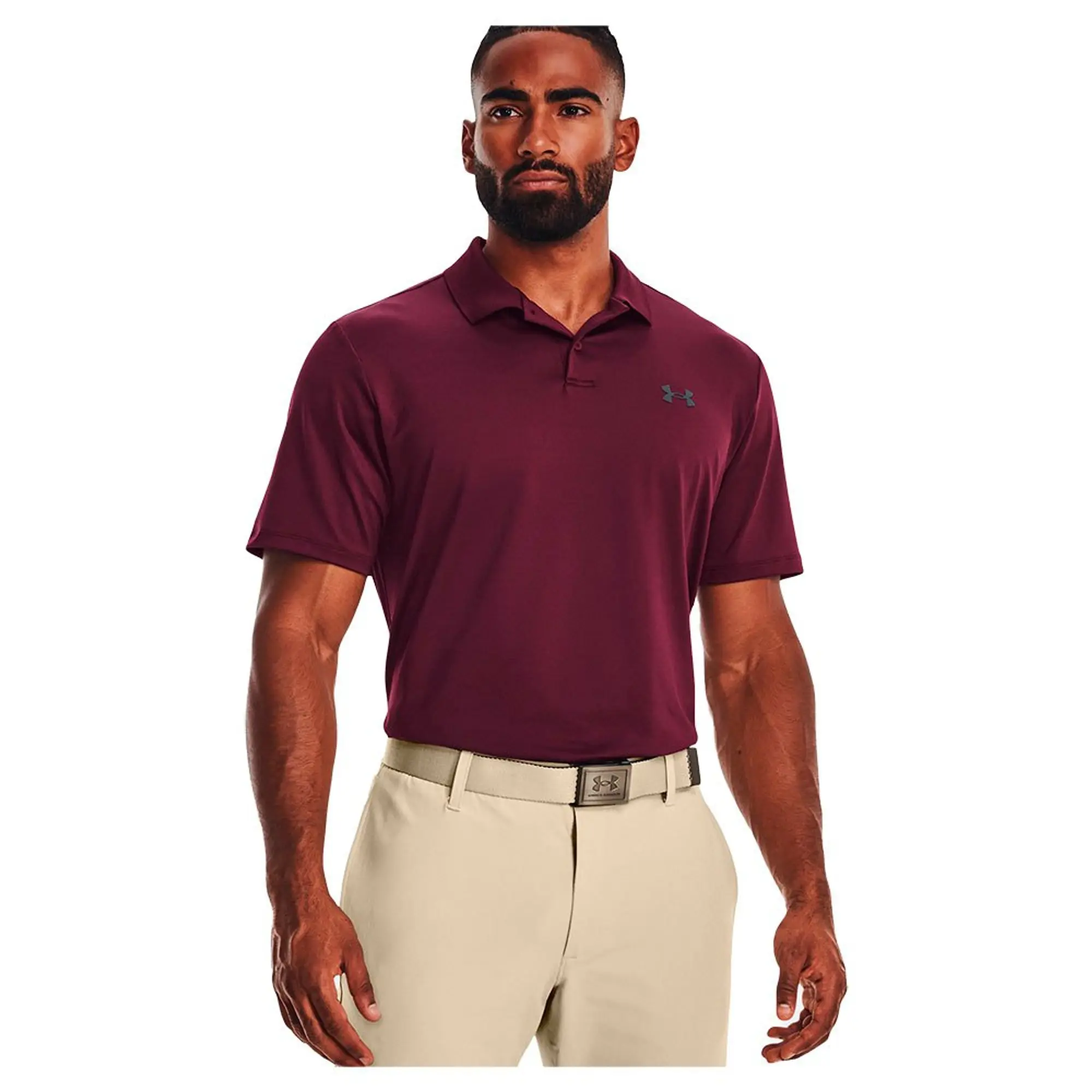 Under Armour 2023 Mens Performance 3.0 Polo Maroon