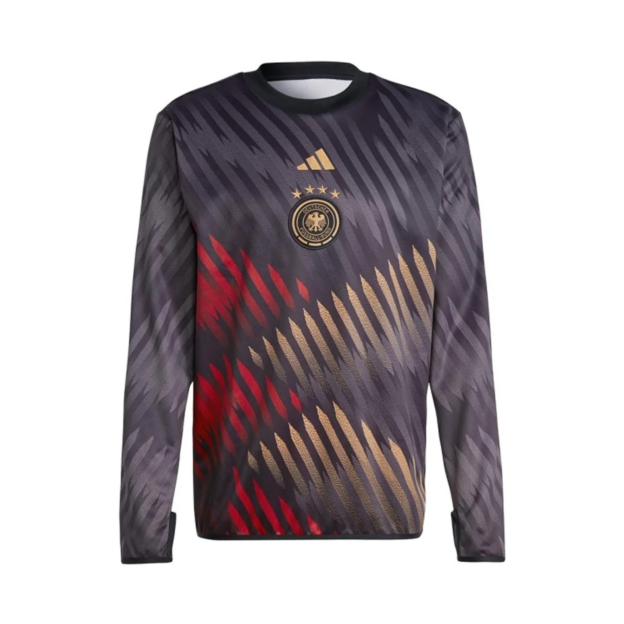 adidas Germany Mens SS Pre-Match Away Shirt 2022