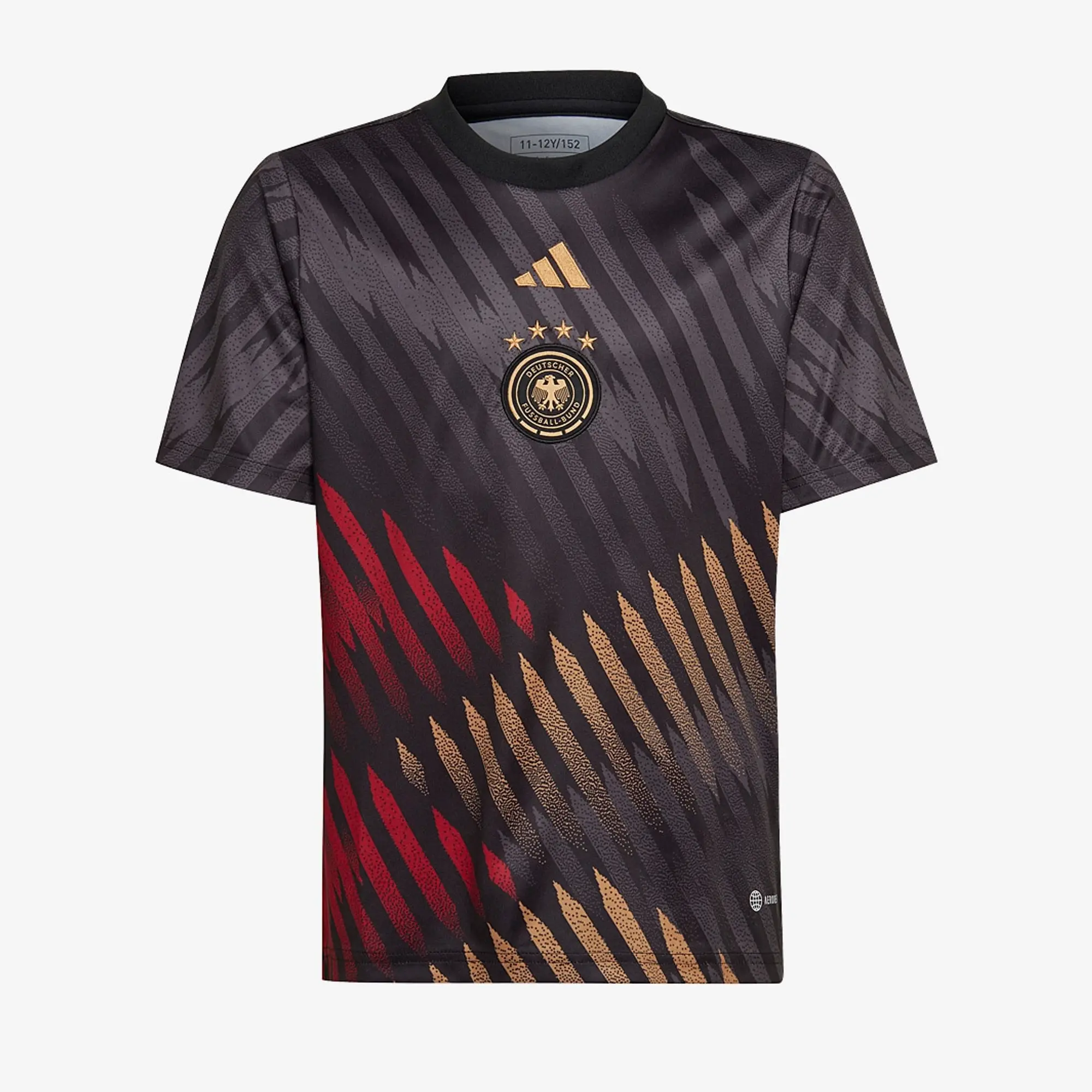adidas Germany Mens SS Pre-Match Away Shirt 2022