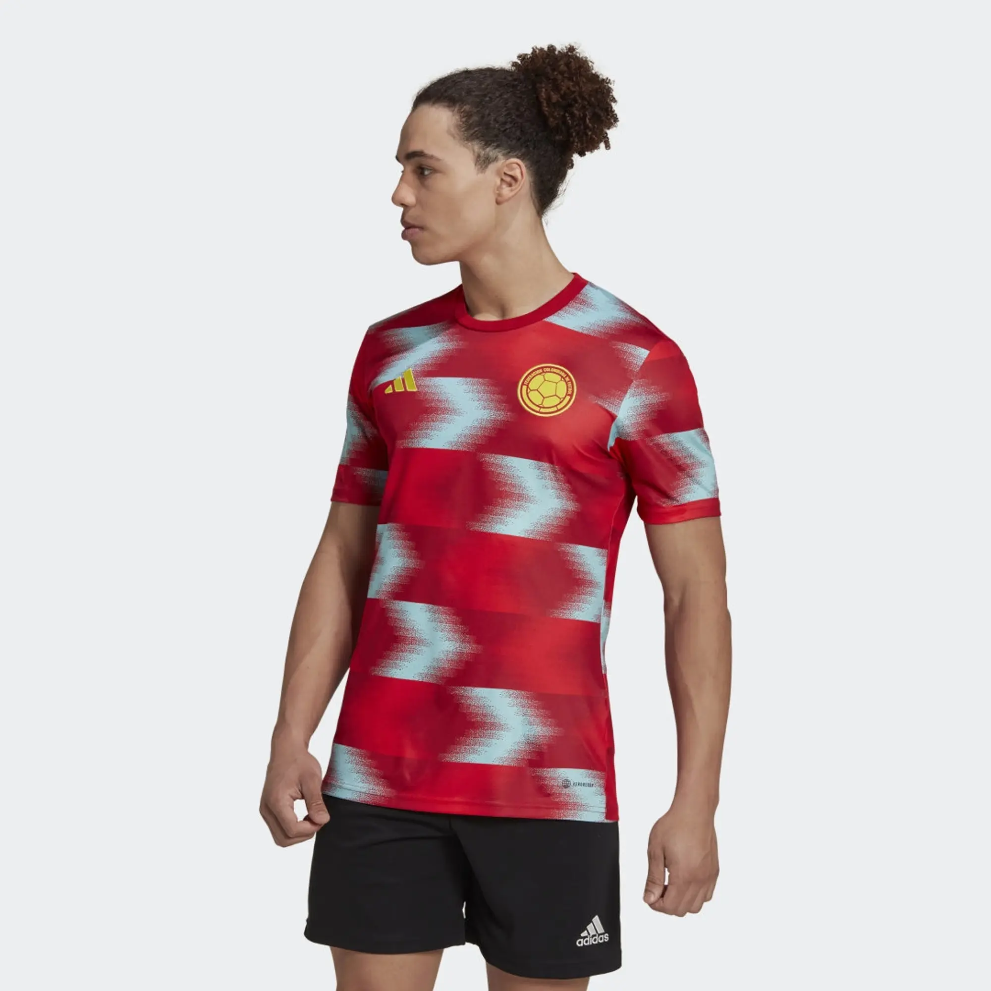 adidas Colombia Mens SS Pre-Match Home Shirt 2022