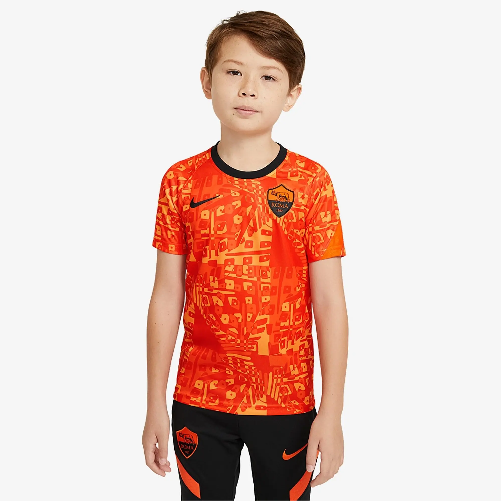 Nike Roma Kids SS Pre-Match Away Shirt 2020/21