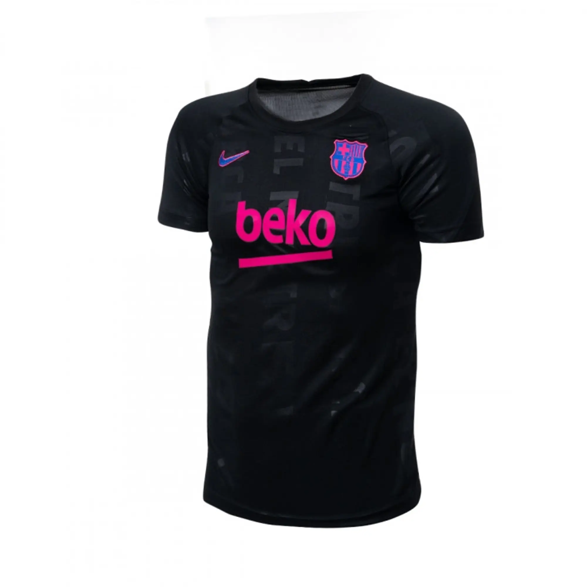 Nike Barcelona Kids SS Pre-Match Away European Shirt 2021/22