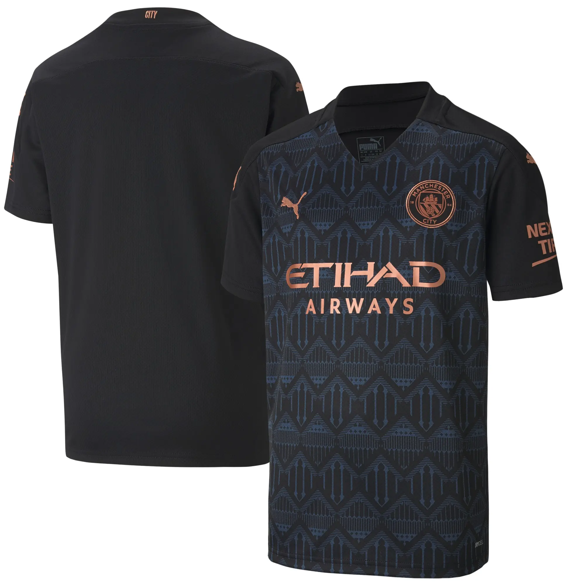 Puma Manchester City Kids SS Away Shirt 2020/21