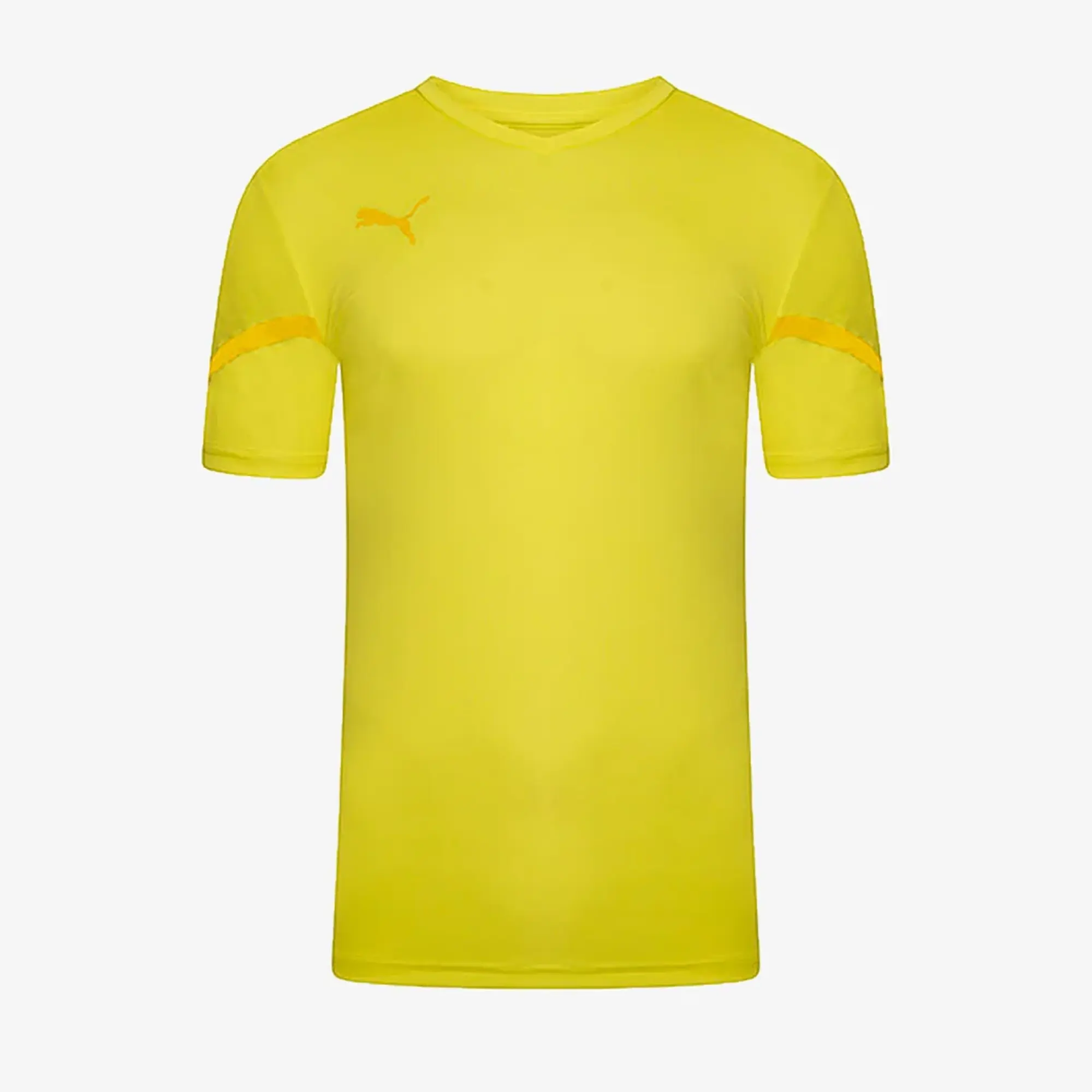 Puma Mens Teamflash Jersey Fluo Yellow