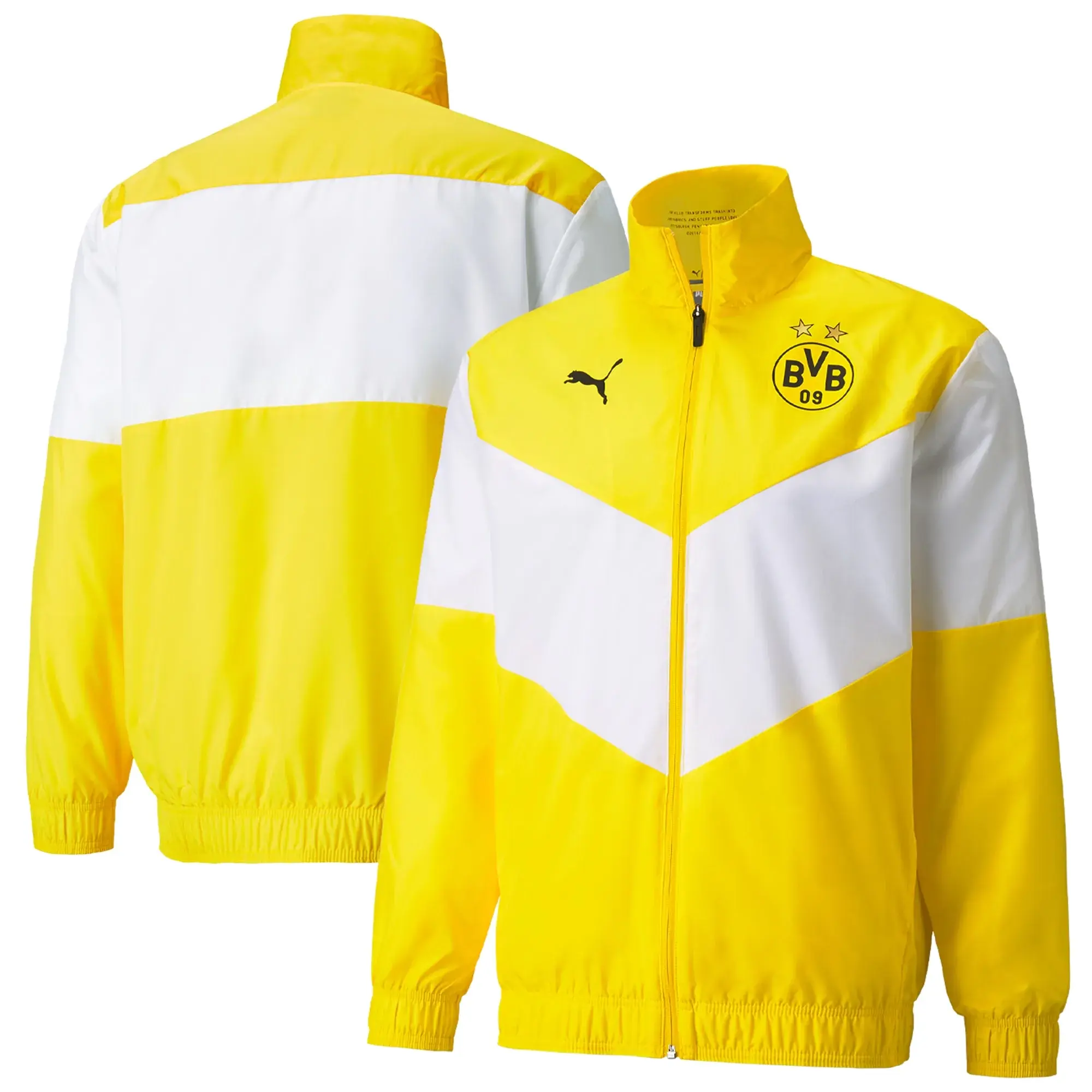 Puma Borussia Dortmund Pre Match Jacket-Yellow