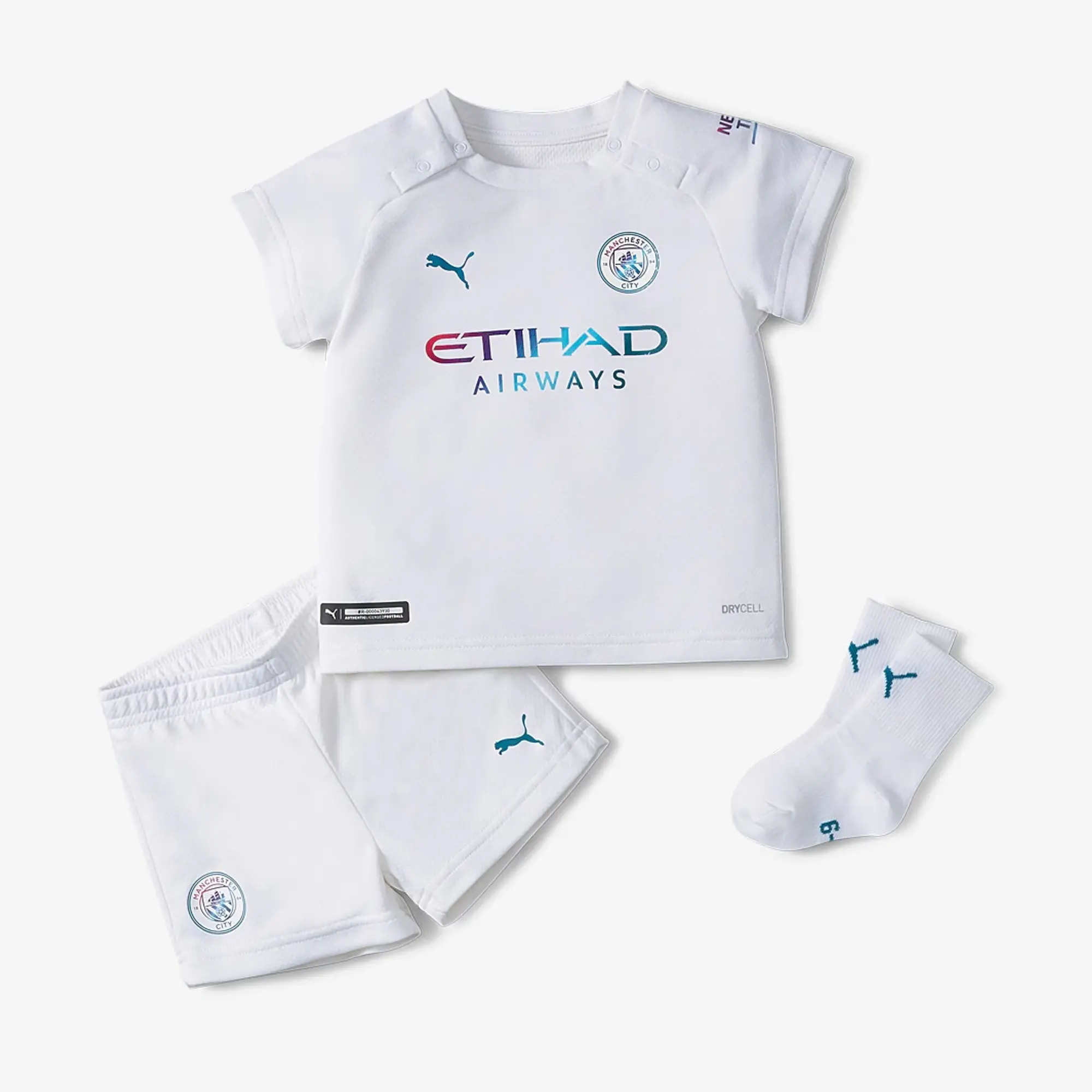 Puma Manchester City Baby SS Away Mini Kit 2021/22